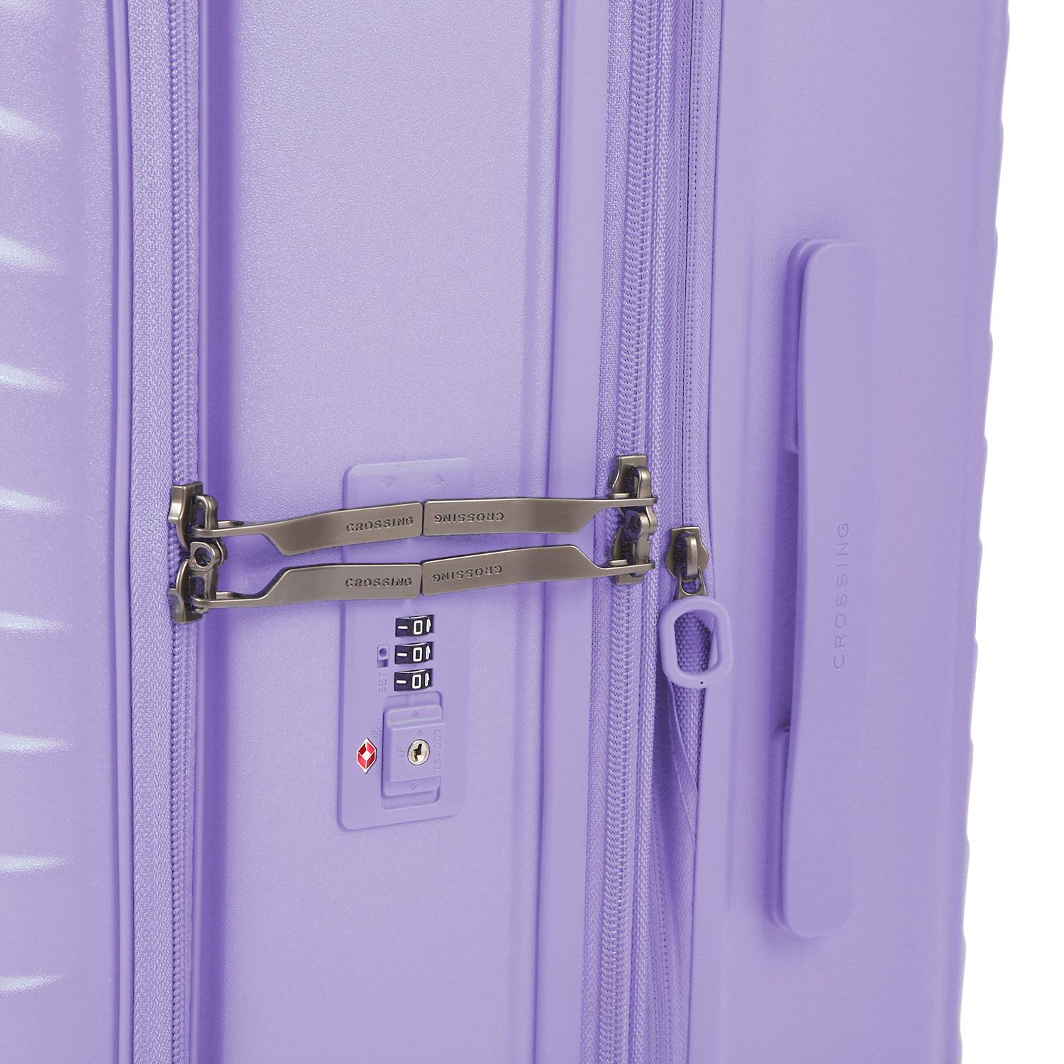 CROSSING INVI 25" Medium Expandable Luggage With Front & Middle Access V3 - Lilac