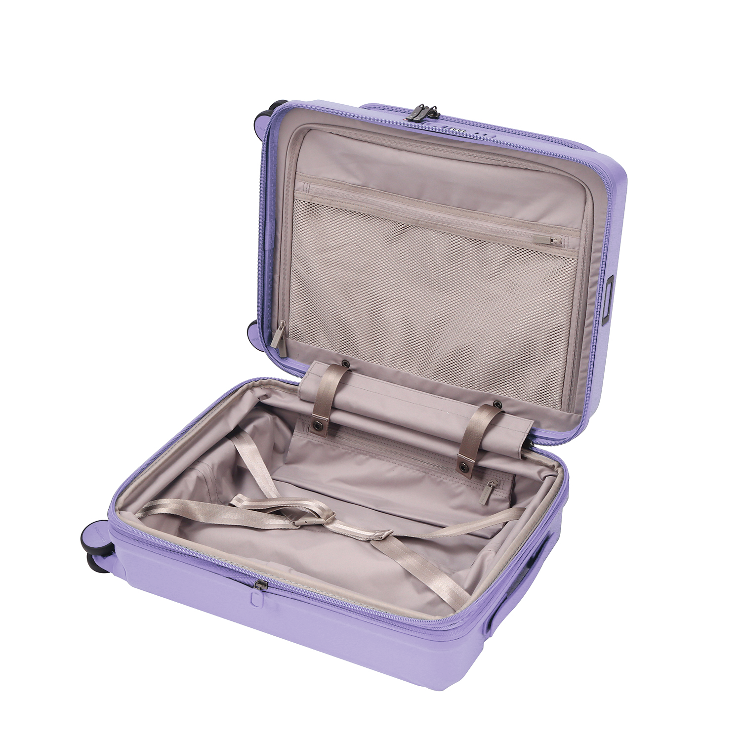 CROSSING INVI 20" Carry On Expandable Luggage With Front & Middle Access V3 - Lilac