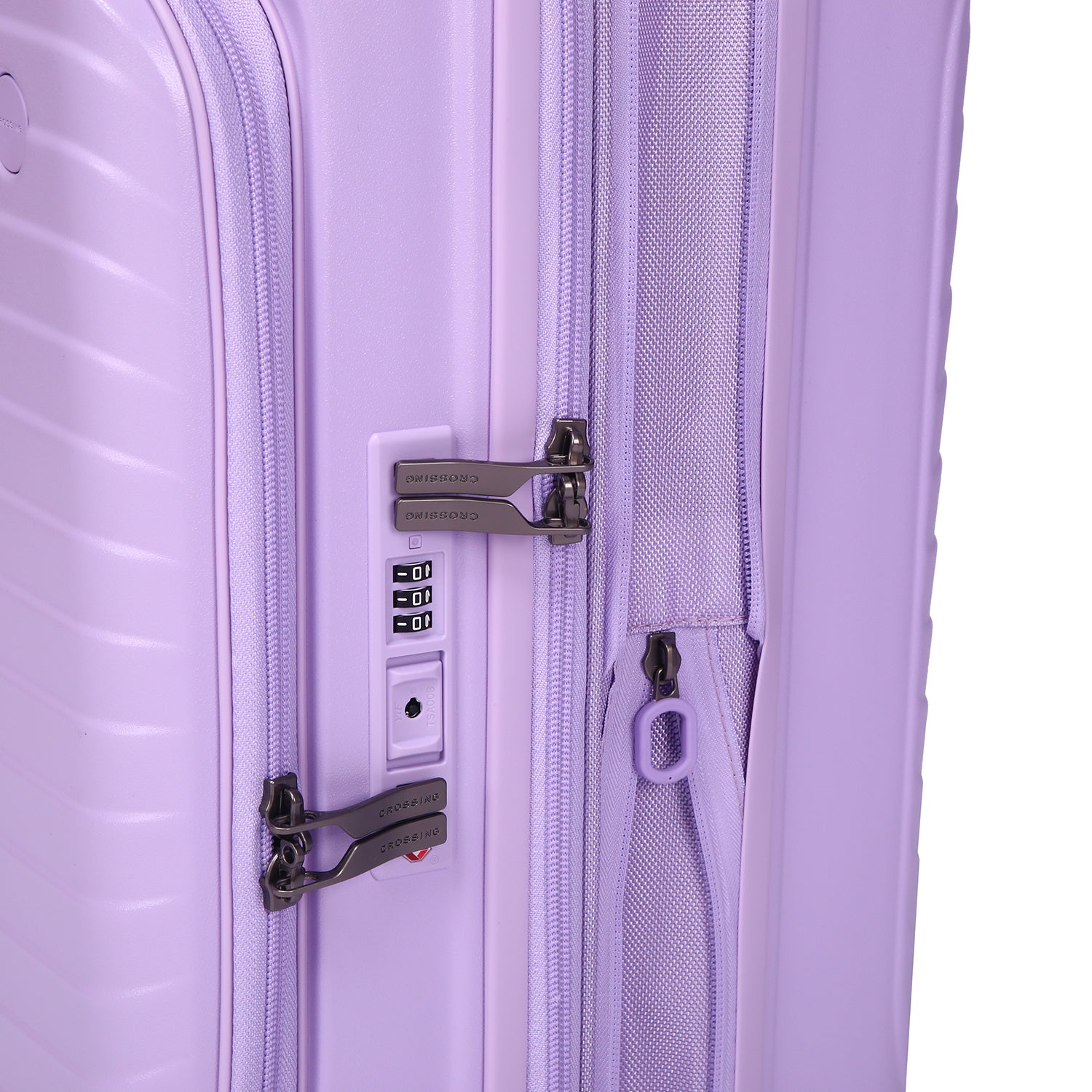 CROSSING INVI 20" Carry On Expandable Luggage With Front & Middle Access V3 - Lilac