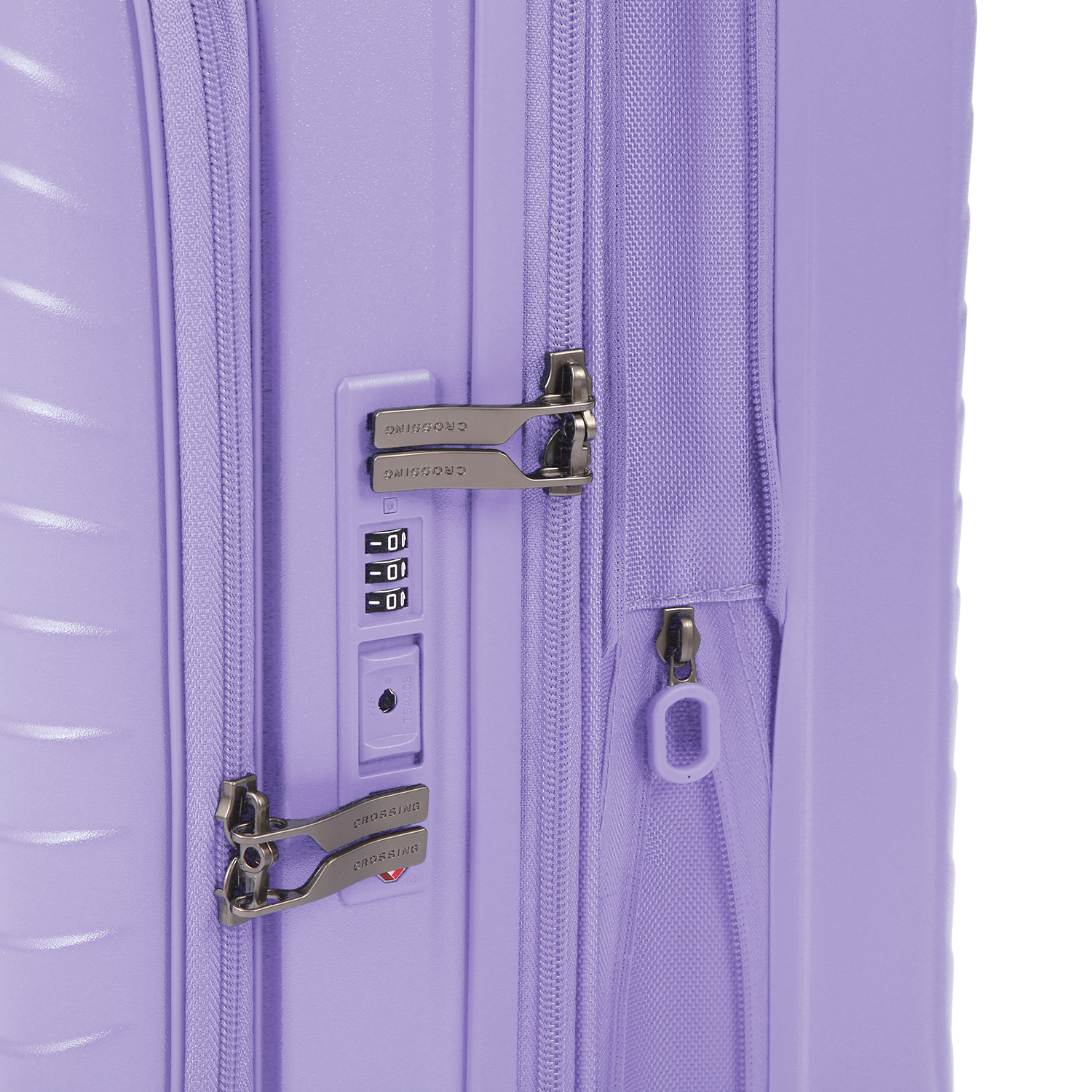 CROSSING INVI 20" Carry On Expandable Luggage With Front & Middle Access V3 - Lilac