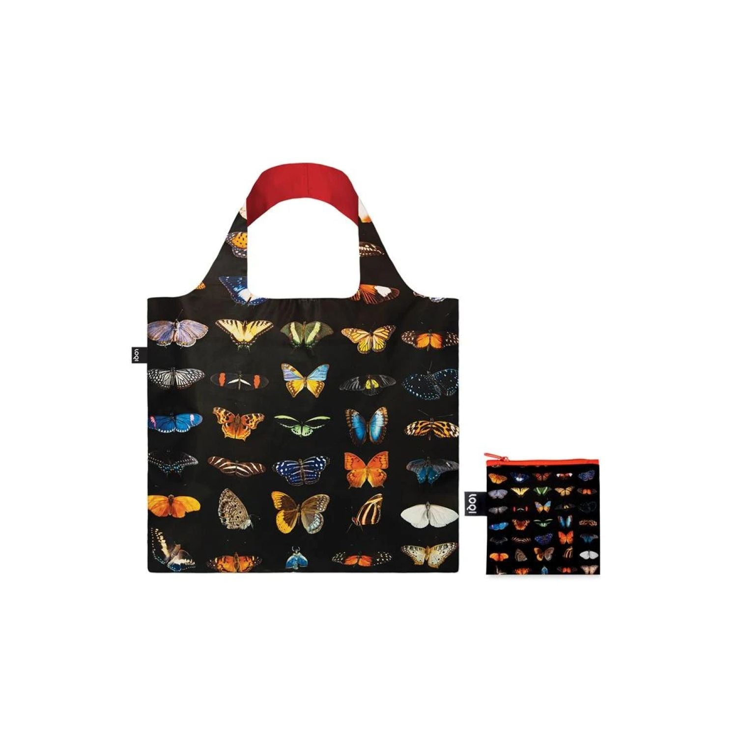 LOQI ARTIST Foldable Tote Bag - NAT GEO -  Butterflies & Moths