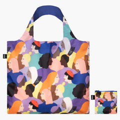 LOQI Artist Foldable Bag - Glitter Power - Sisters Recycled Bag