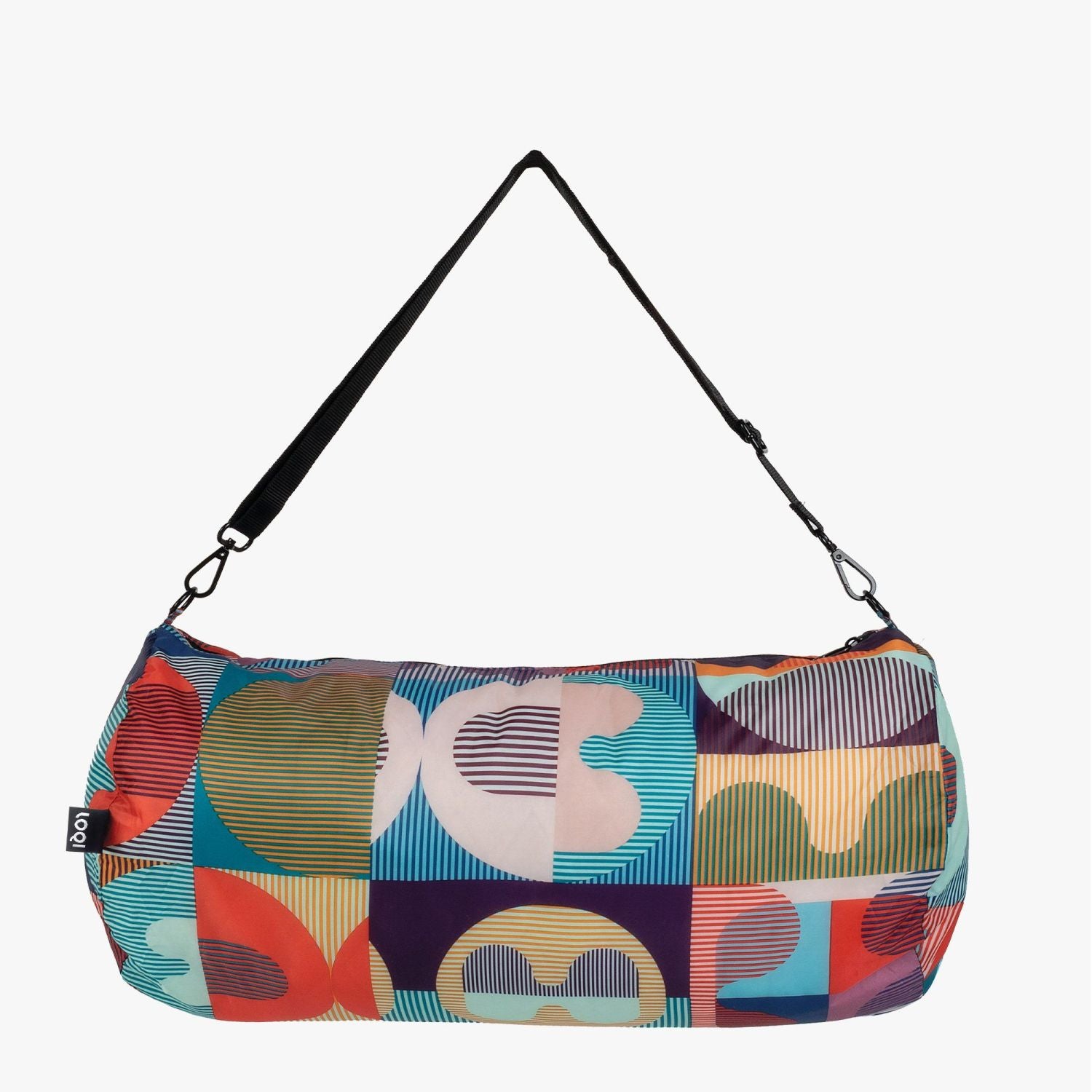 Loqi Metallic Weekender - Black