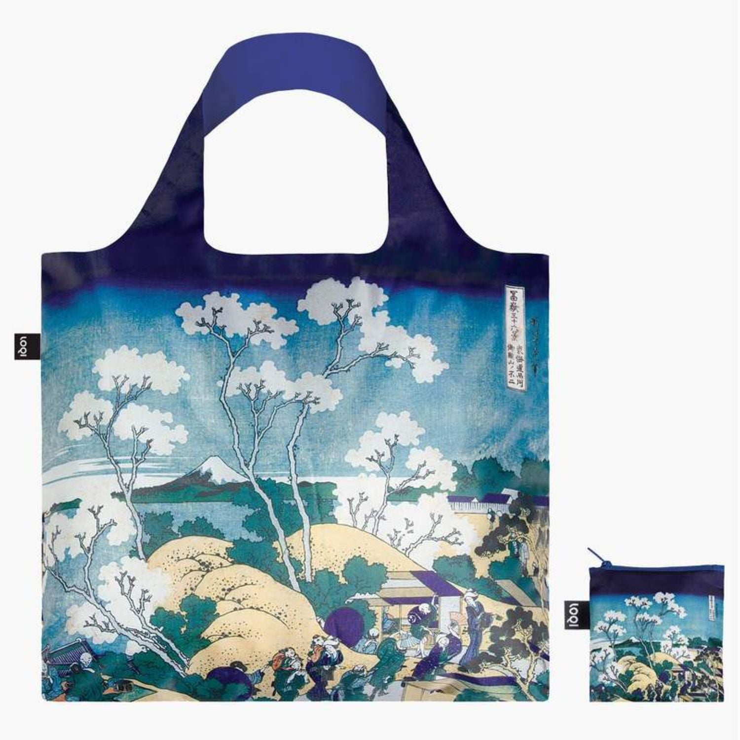 LOQI Museum Bag Katsushika Hokusai Fuji From Gotenyama Recycled