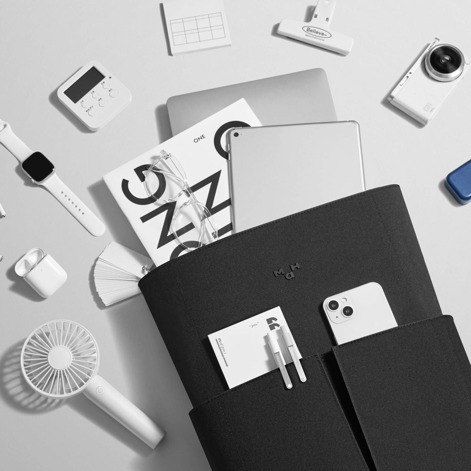 MAH Line 600D 15L Backpack - Black