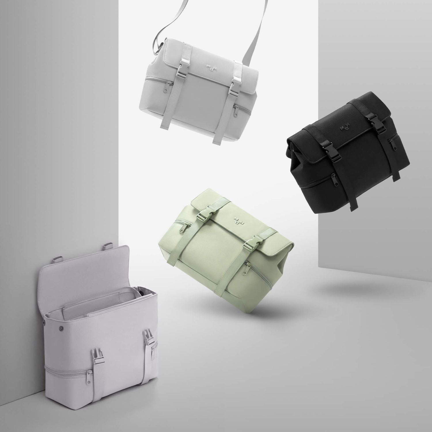 MAH Siro Cross Sling Bag - Light Grey