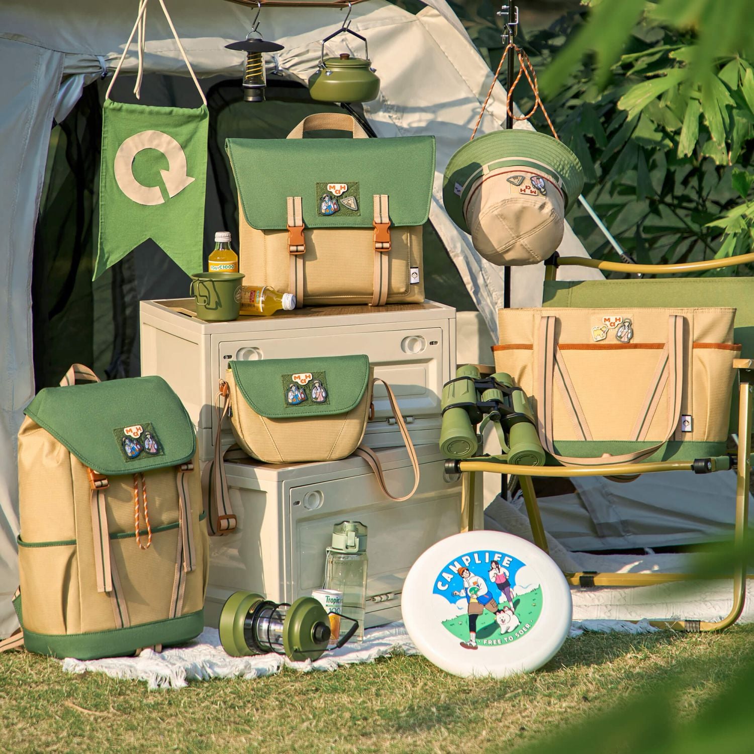 MAH Young Tour Camplife 18L Backpack - Green