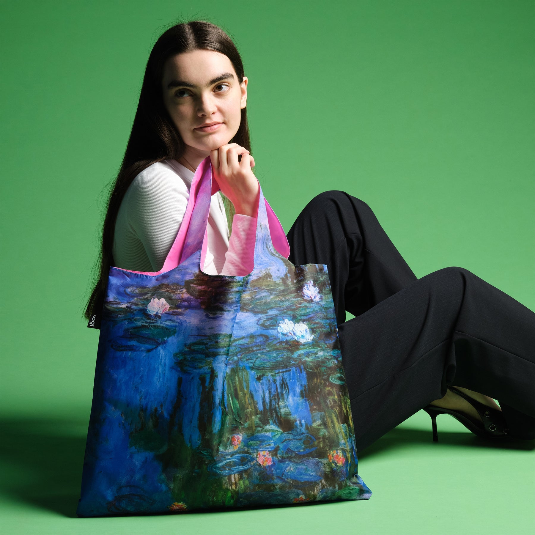 Loqi Museum Bag - Claude Monet  - Water Lilies Recycled