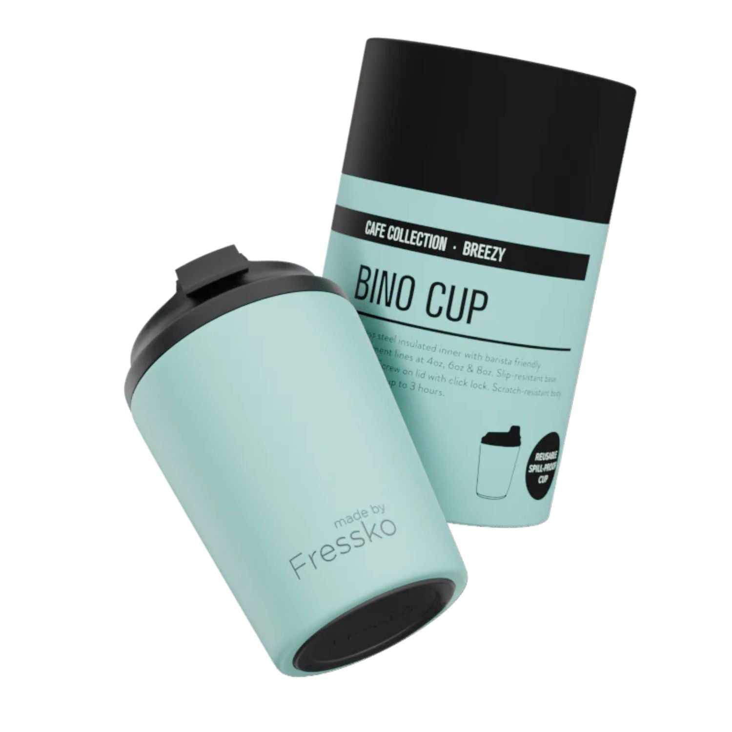 Made By Fressko Bino 8oz Insulated Stainless Steel Cup - Breezy