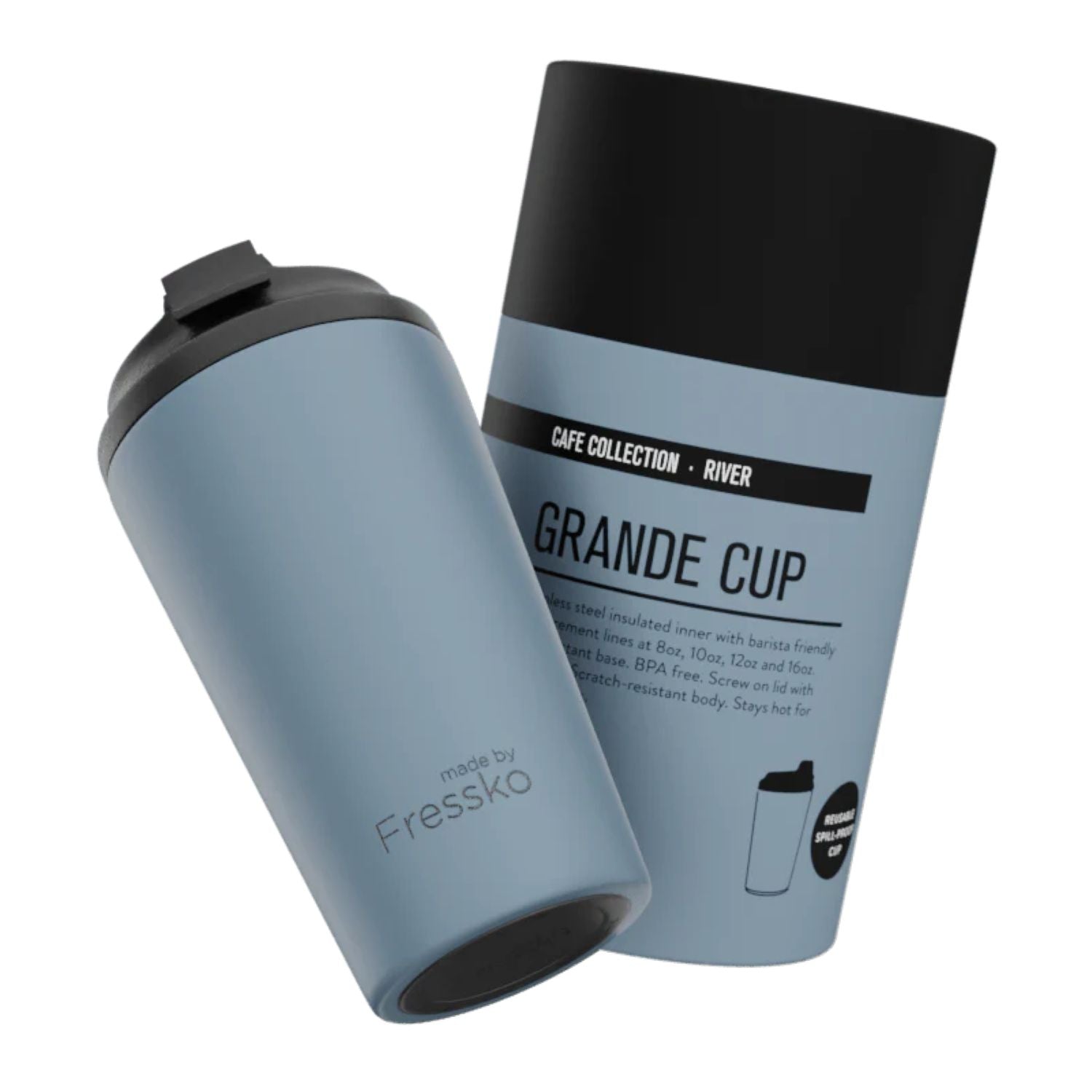 Made By Fressko Grande 16oz Insulated Stainless Steel Cup - River