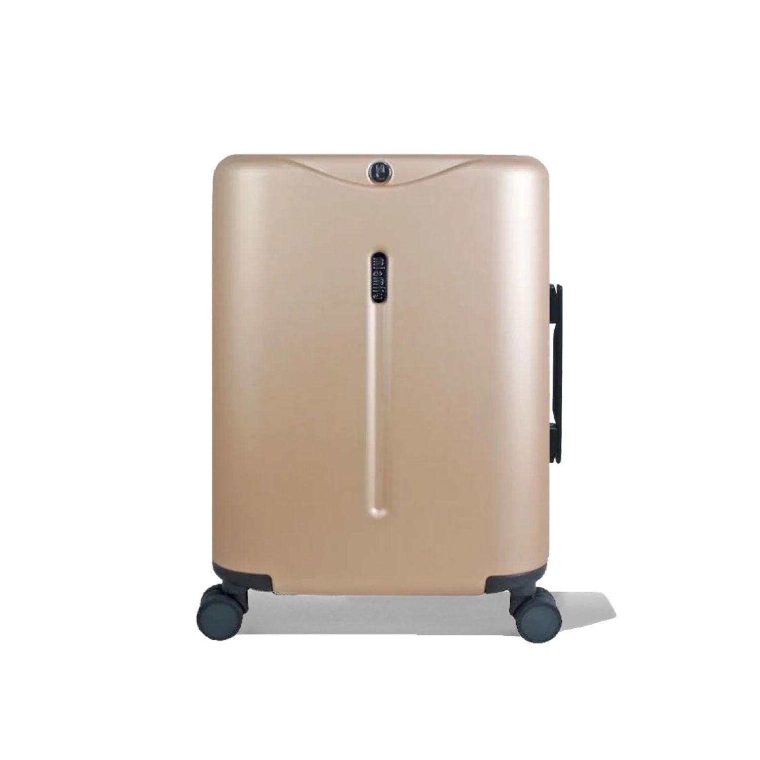MiaMily Multicarry Carry On 18 Inch Luggage with Built-in Seat for Children (Champagne Gold)