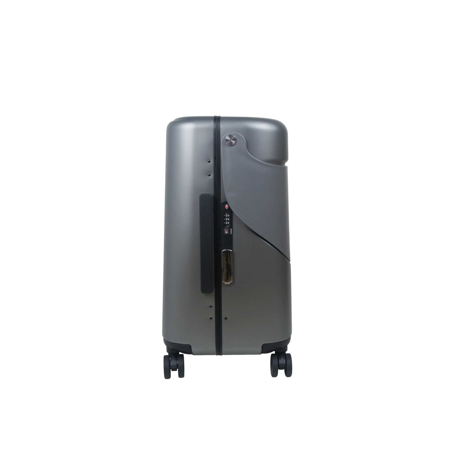 MiaMily Multicarry Carry On 18 Inch Luggage with Built-in Seat for Children (Charcoal Grey)