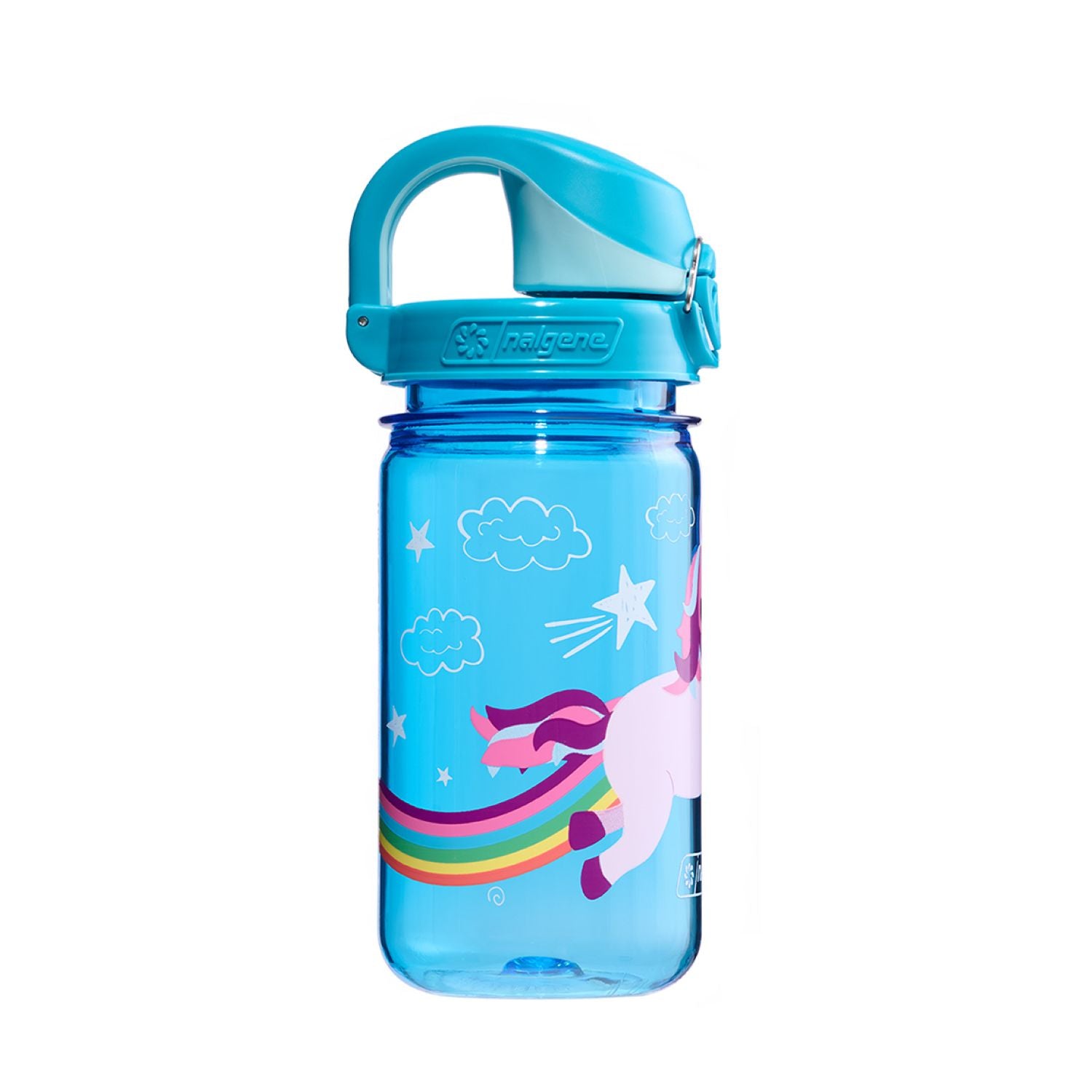 Nalgene 12oz On-The-Fly (OTF) Kids Sustain Water Bottle - Blue Unicorn