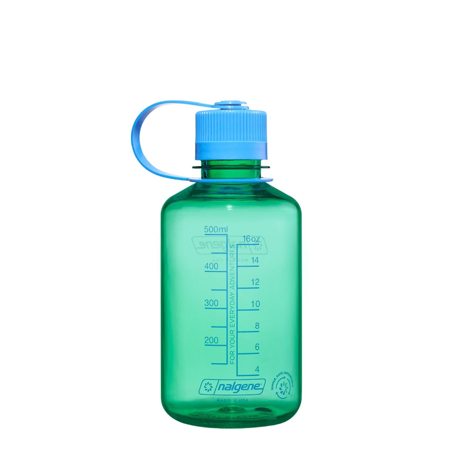 Nalgene 16oz Narrow Mouth Bottle Sustain - Pastel Green