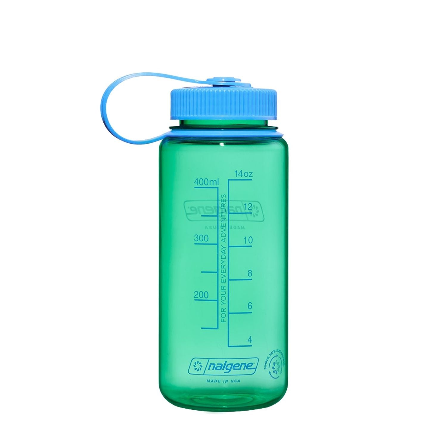 Nalgene 16oz Wide Mouth Bottle Sustain - Pastel Green