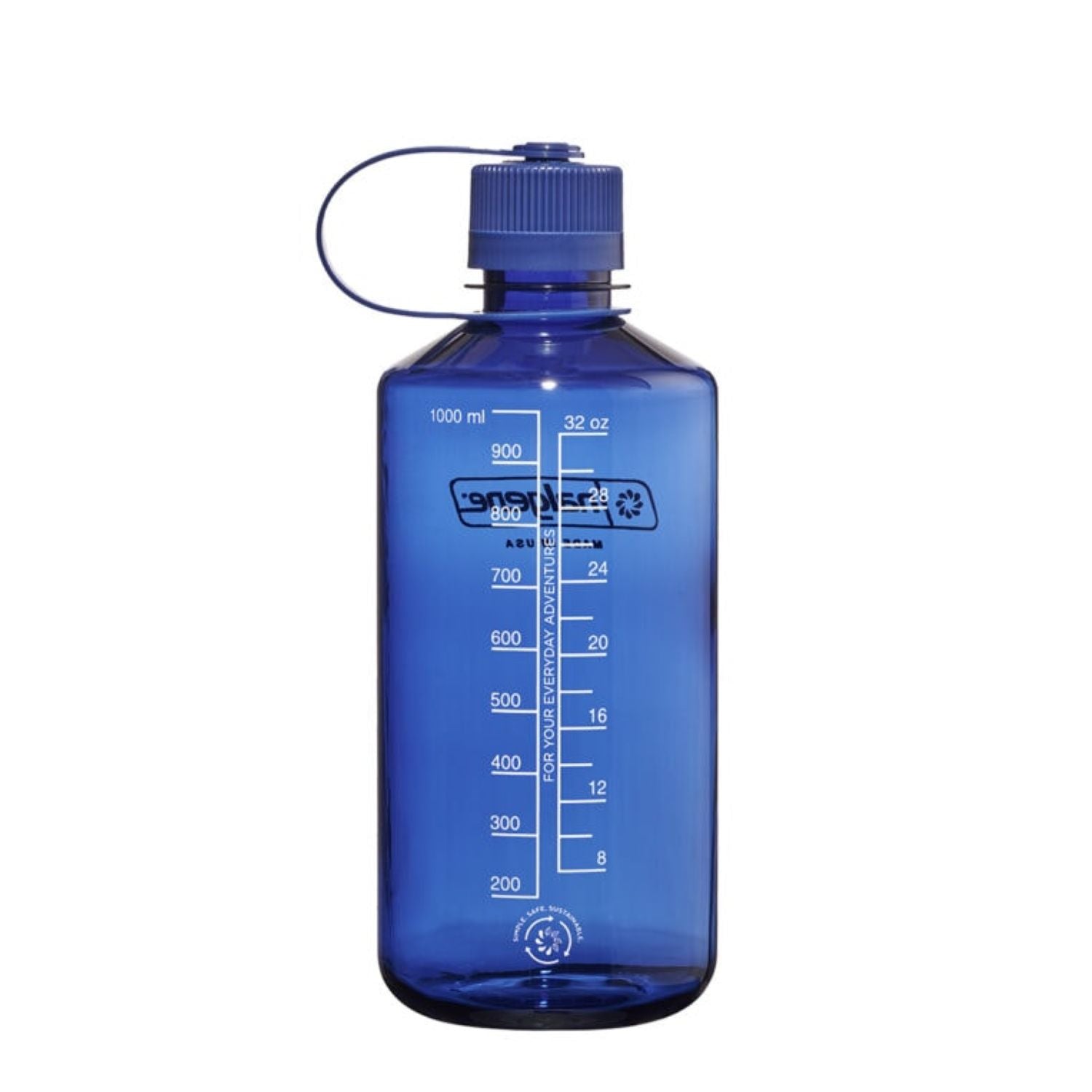 Nalgene 32oz Narrow Mouth Sustain Water Bottle - Denim (Monochrome)