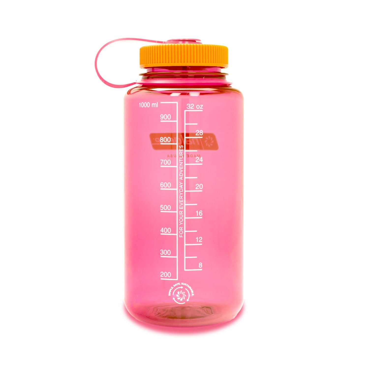 Nalgene 32oz Wide Mouth Sustain Water Bottle - Flamingo Pink