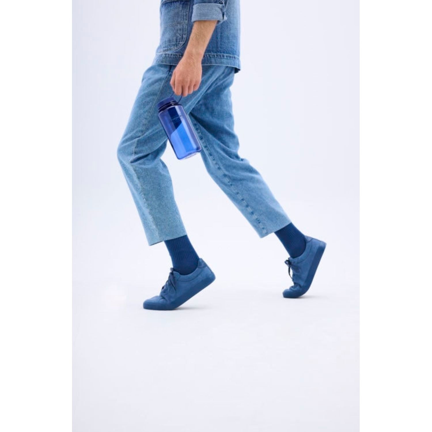 Nalgene 32oz Wide Mouth Sustain Water Bottle - Denim (Monochrome)