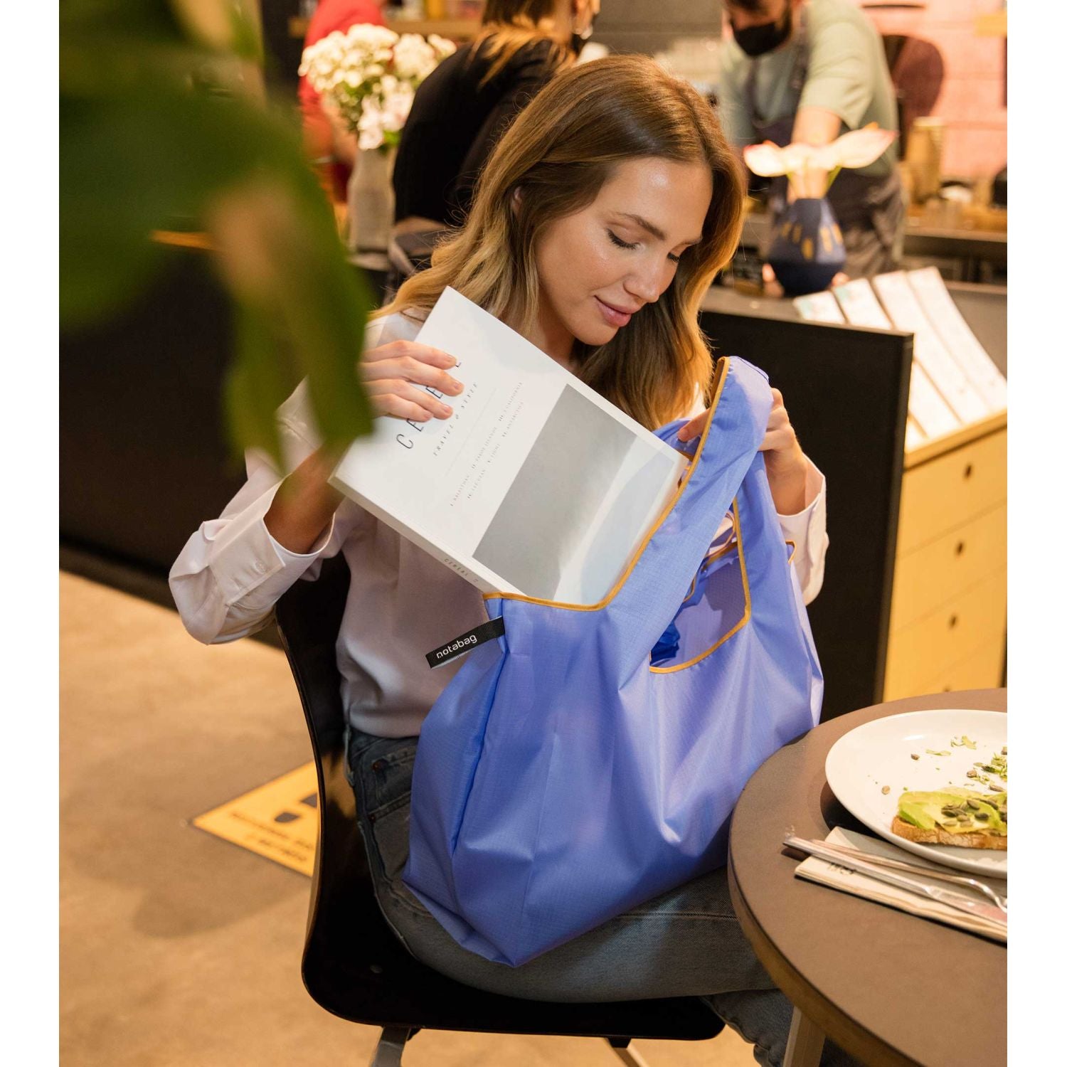 Notabag Recycled Tote - Cornflower