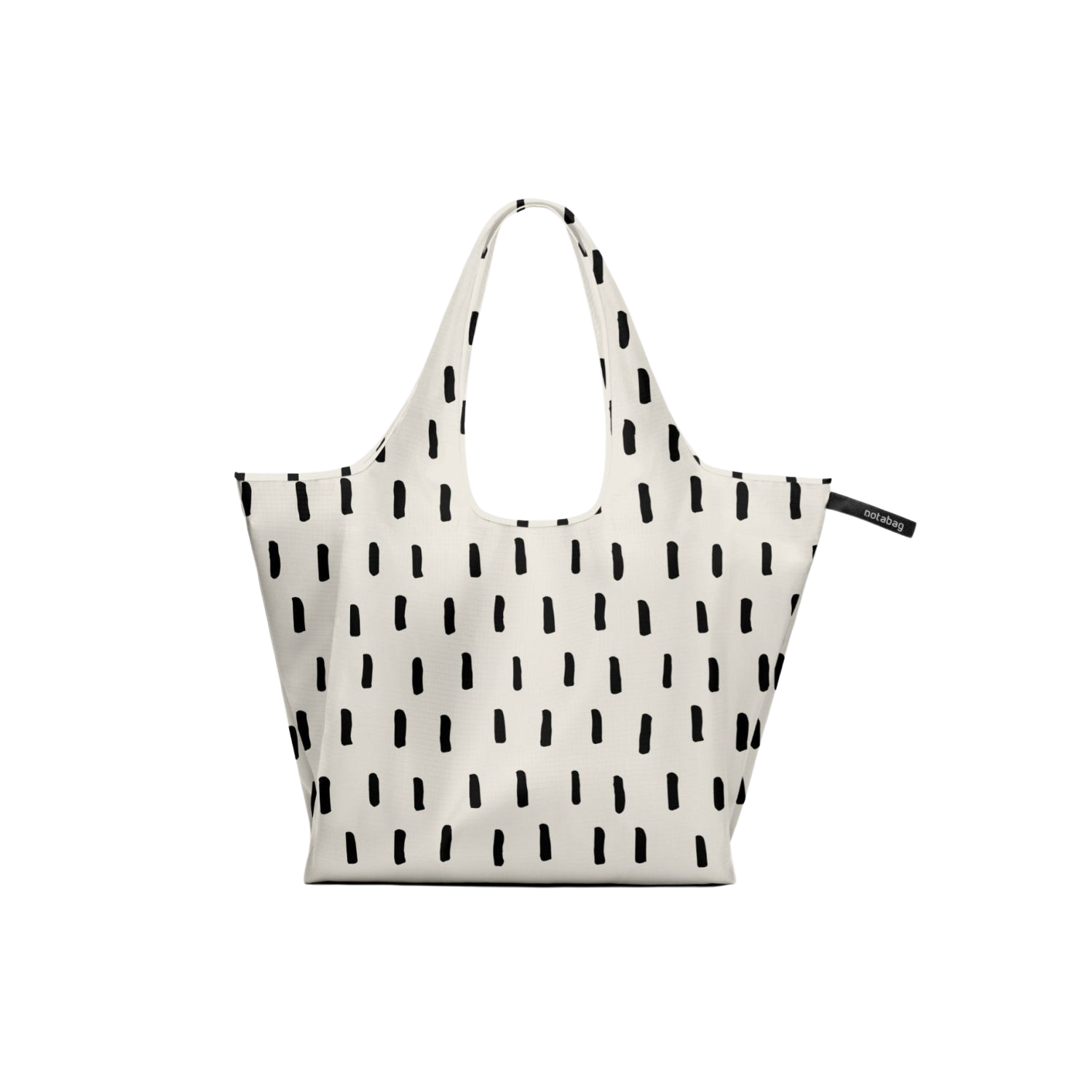 Notabag Tote - Black Brush