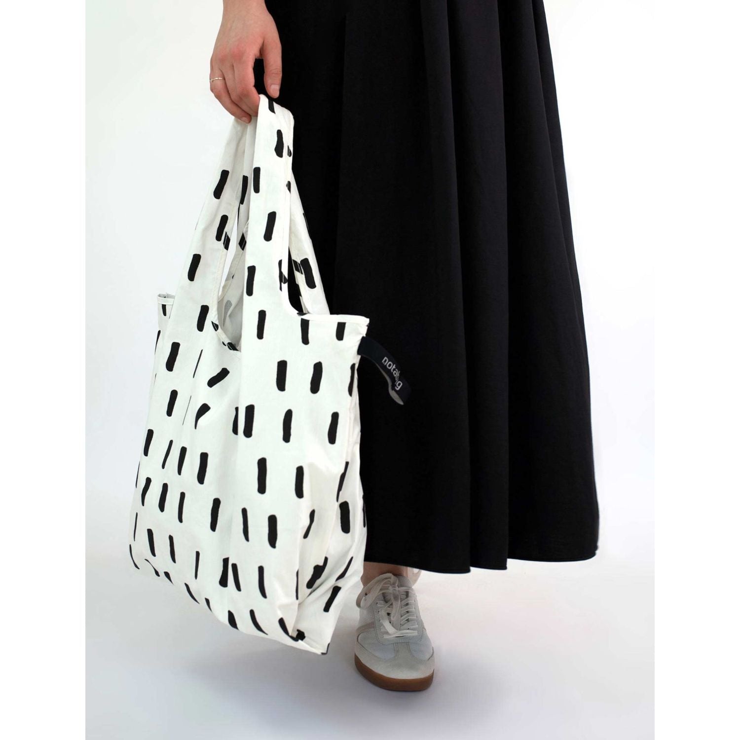 Notabag Tote - Black Brush