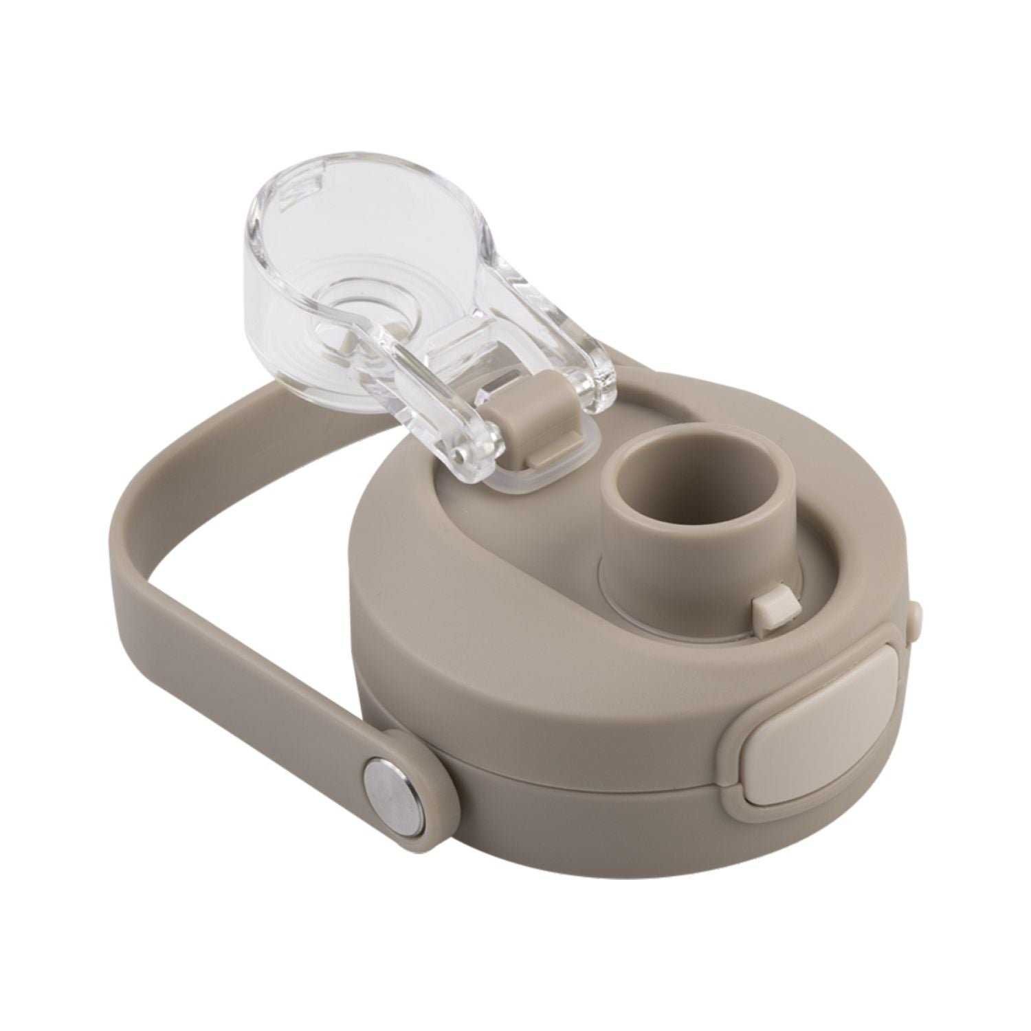 Oasis Ceramic Stainless Steel Triple Wall Capri Quick Release Drink Bottle 1L - Latte