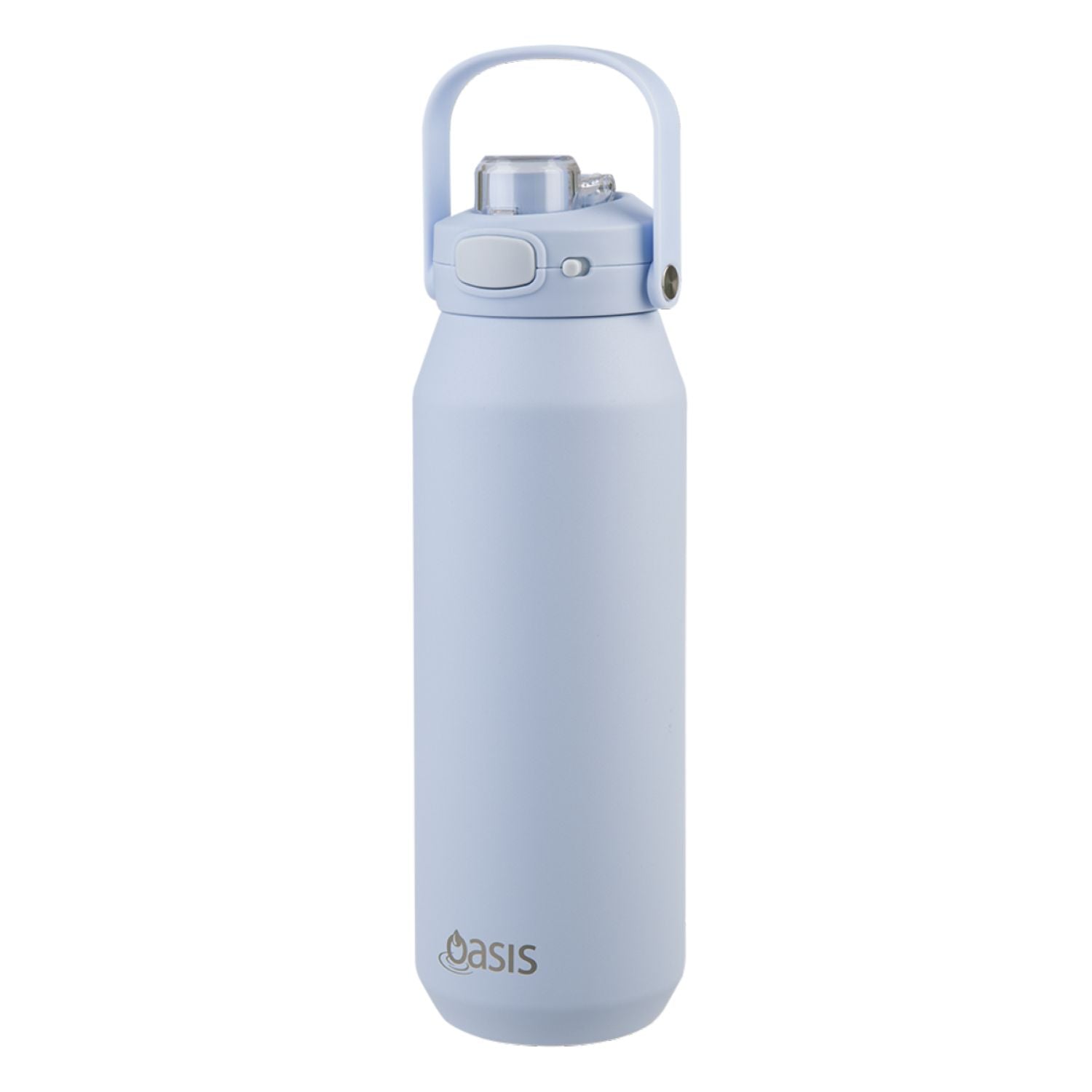 Oasis Ceramic Stainless Steel Triple Wall Capri Quick Release Drink Bottle 1L - Periwinkle