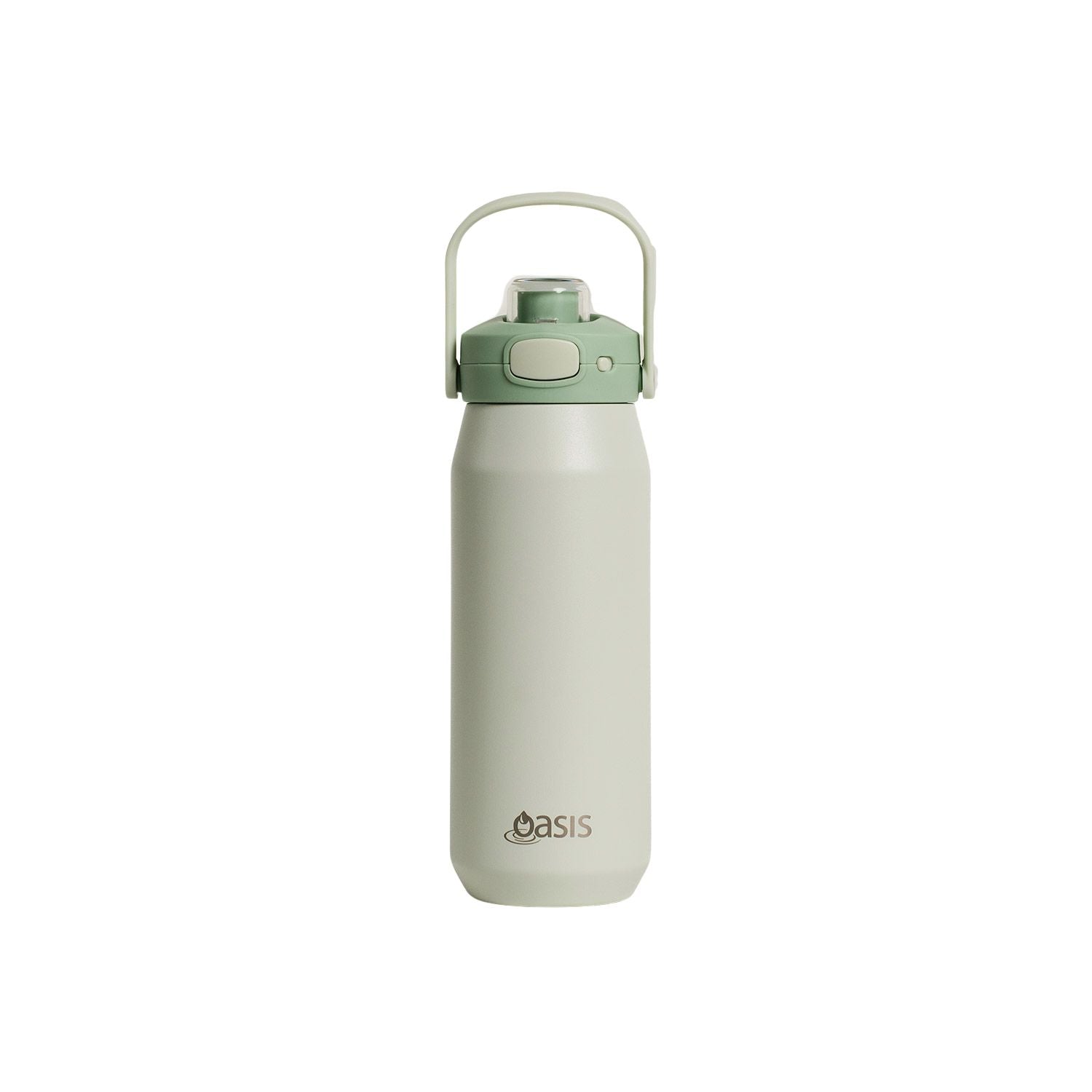 Oasis Ceramic Stainless Steel Triple Wall Capri Quick Release Drink Bottle 750ML - Mint Green