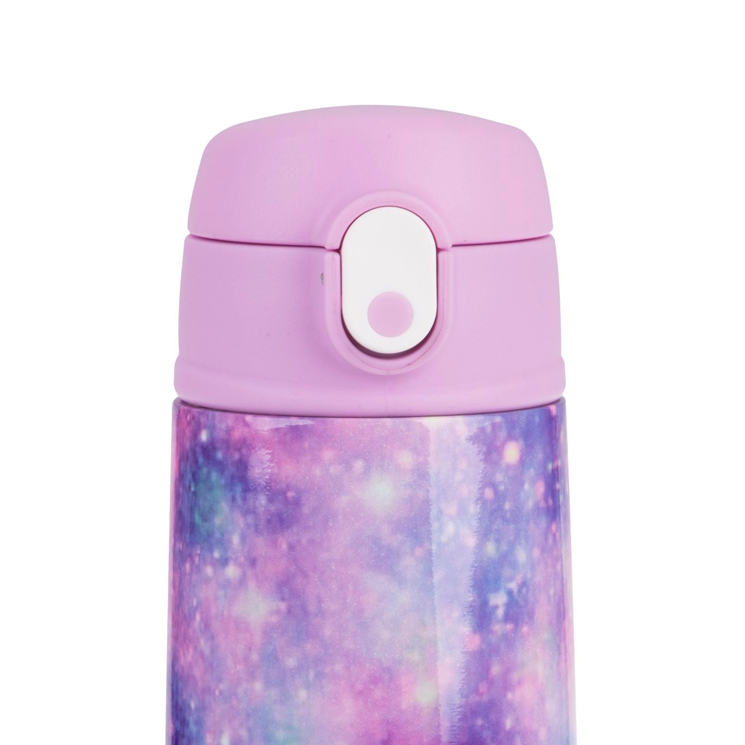 Oasis Kids' Drink Bottle with Sipper Silicone Straw 400ML - Galaxy