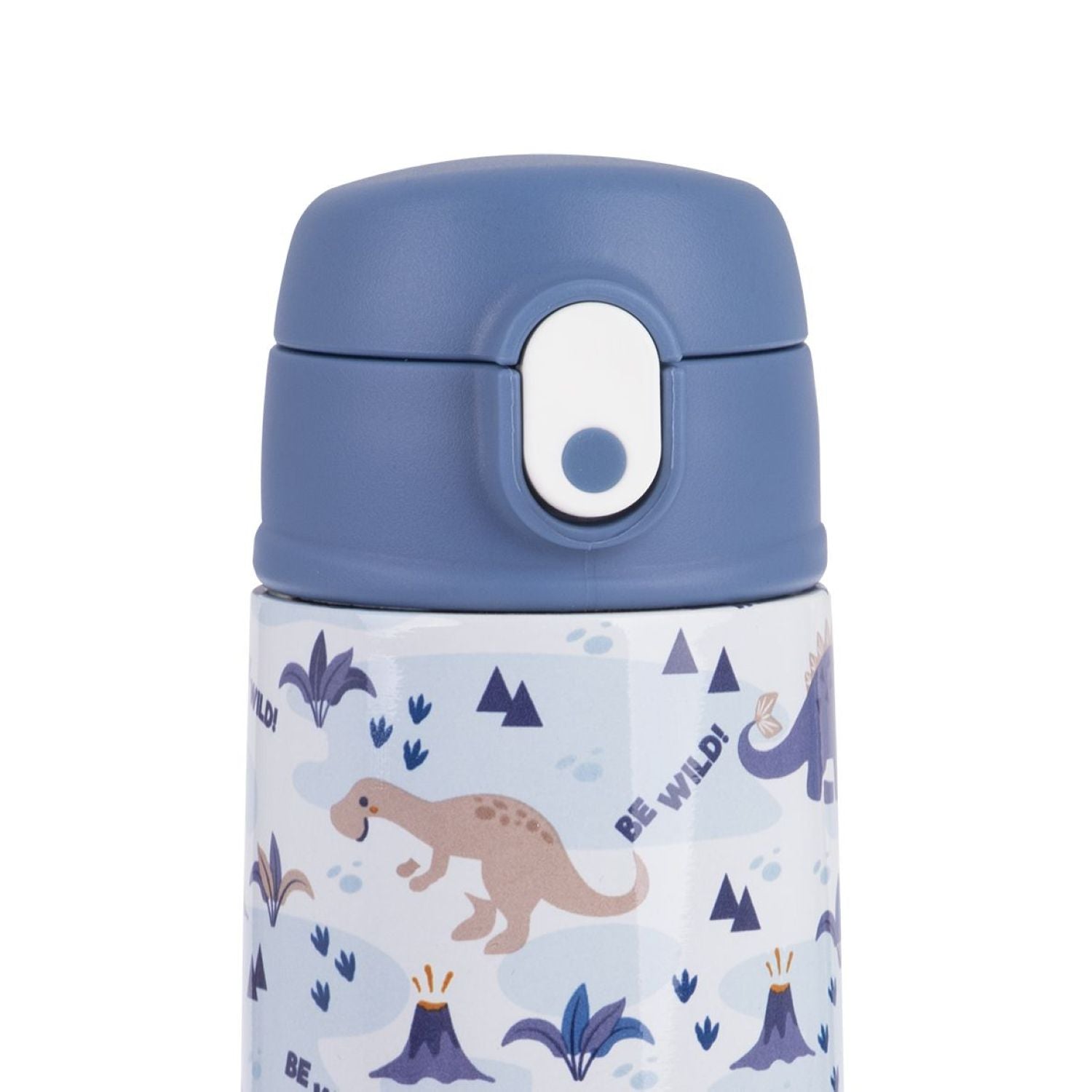 Oasis Kids' Drink Bottle with Sipper Silicone Straw 400ML - Dinosaur Land