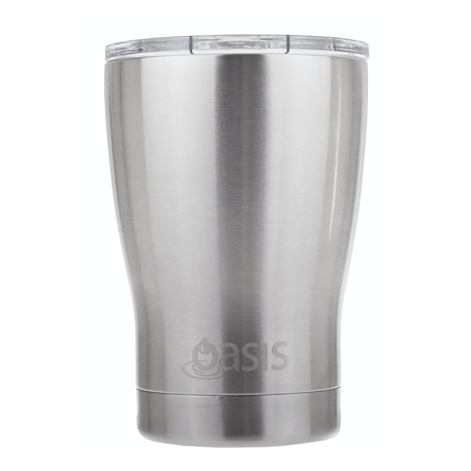 Oasis Stainless Steel Insulated Cup with Lid 340ML - Silver