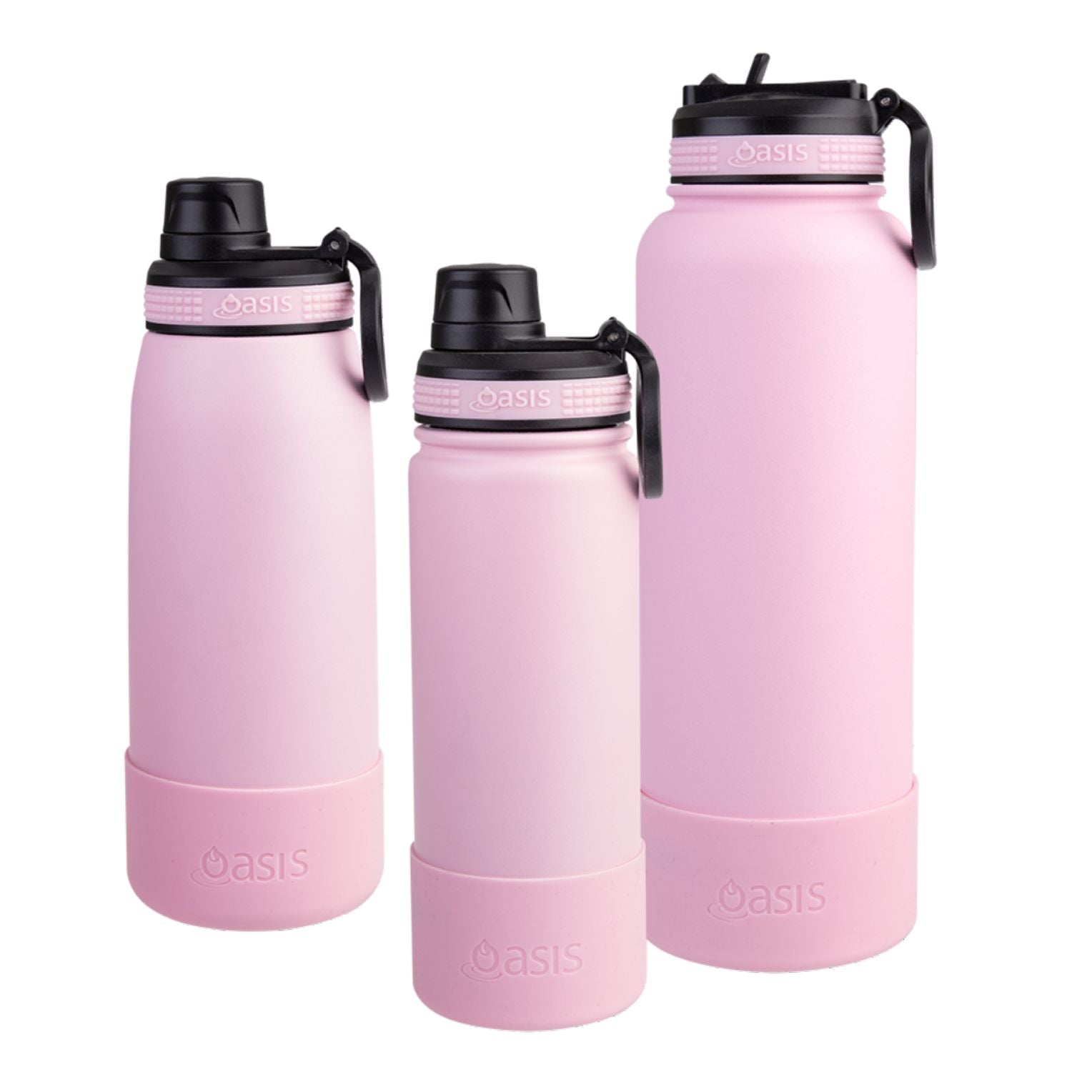 Oasis Silicone Bumper For Sports Bottle 780ML - Carnation