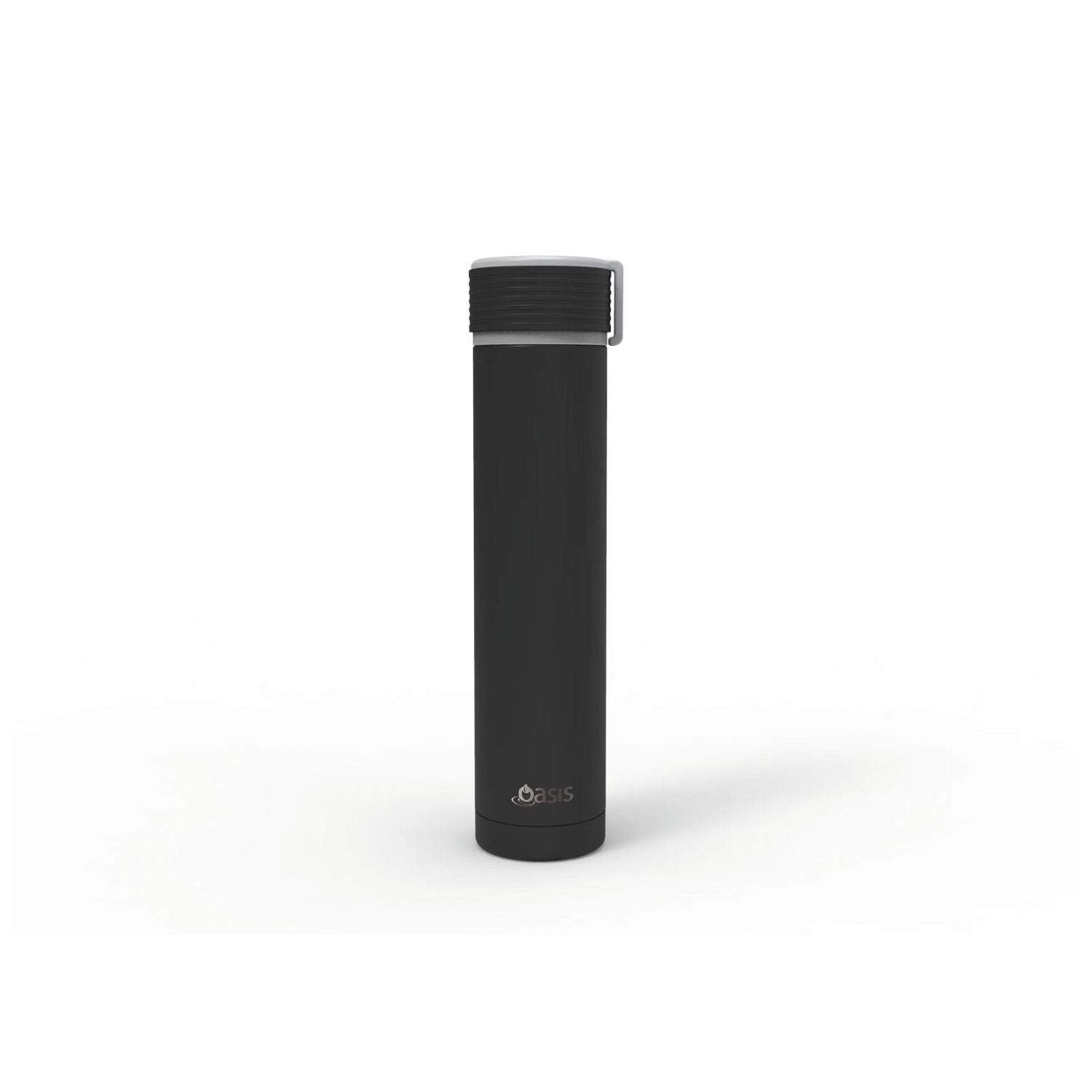 Oasis Skinny Mini Insulated Water Bottle 250ML Matte - Black