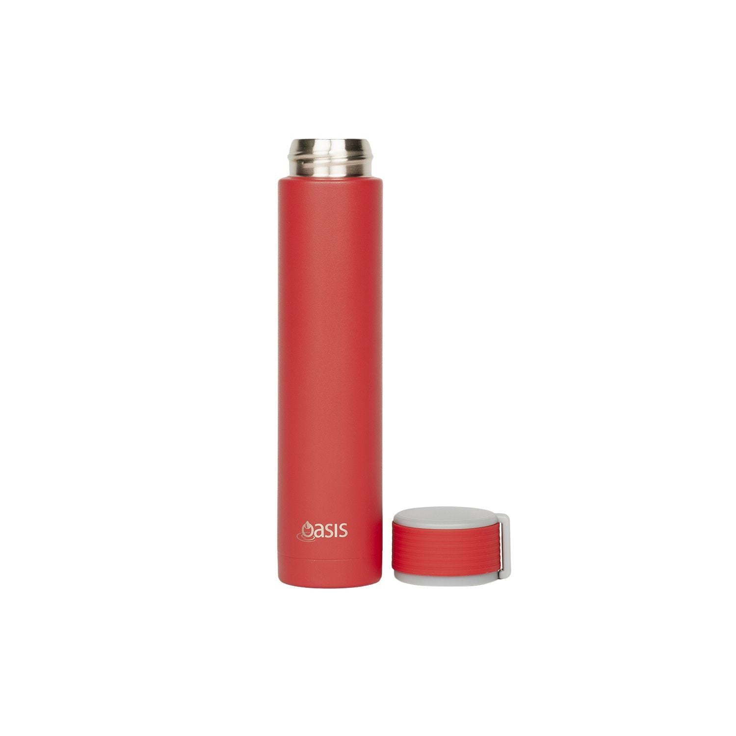 Oasis Skinny Mini Insulated Water Bottle 250ML Matte - Crimson (Red)