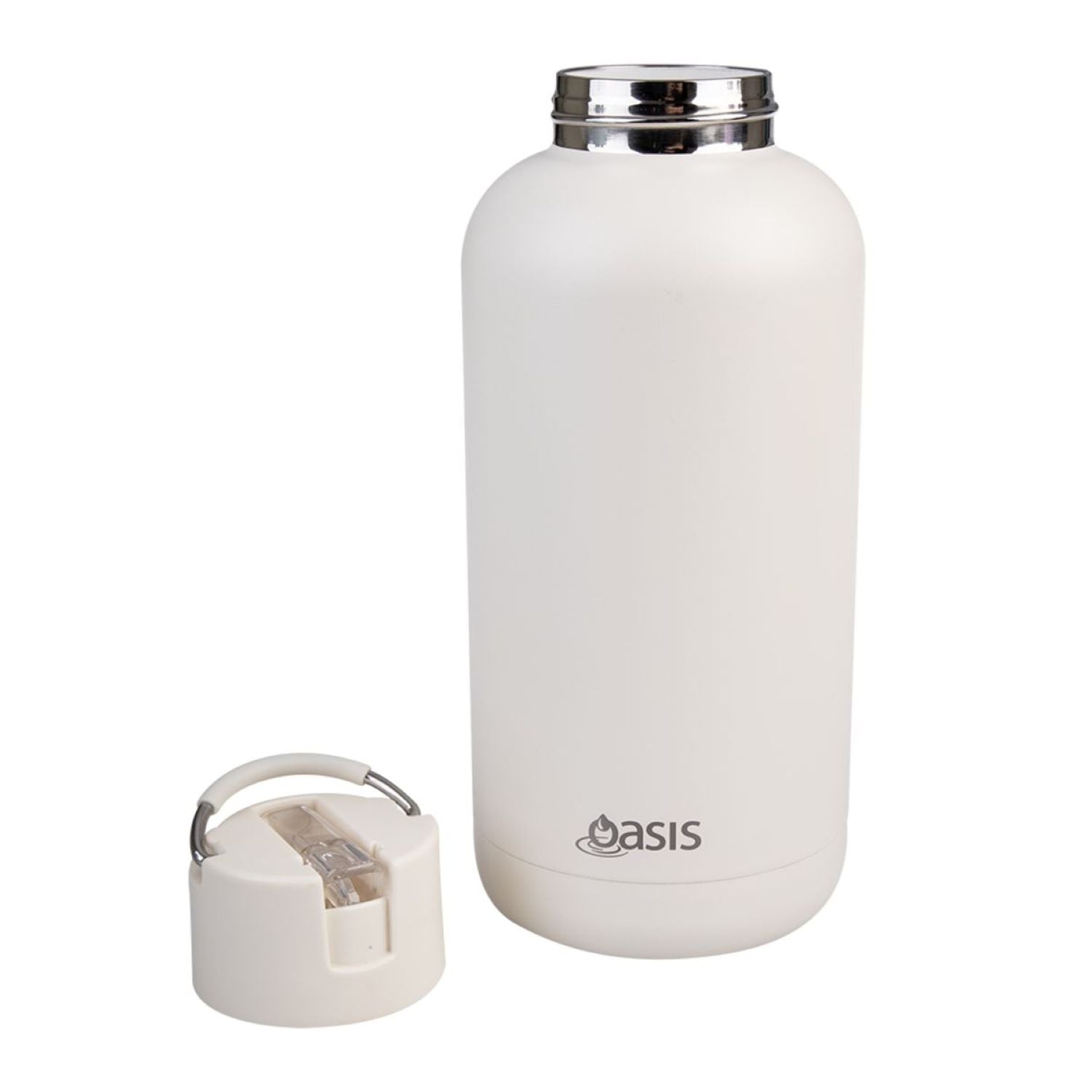 Oasis Stainless Steel Insulated Ceramic Moda Bottle 1.5L - Alabaster