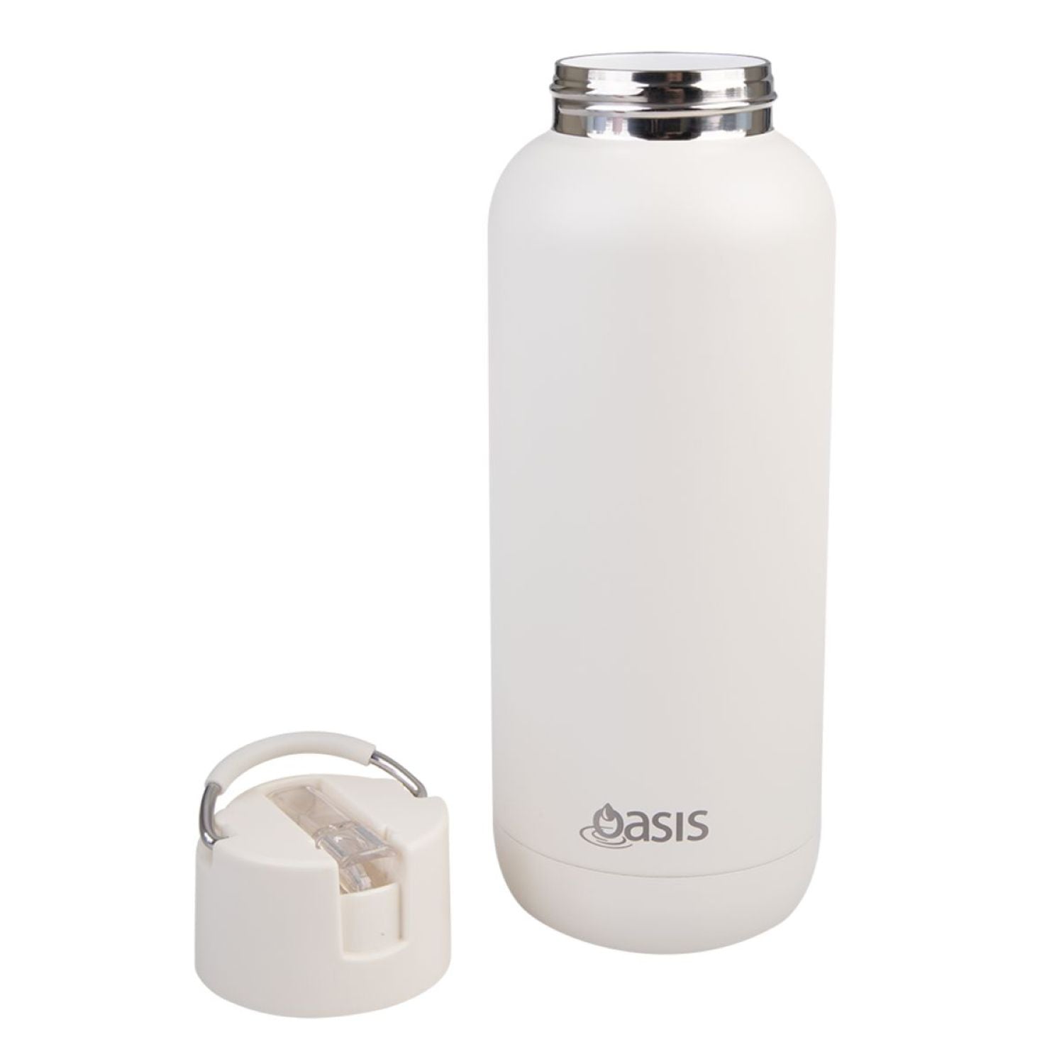 Oasis Stainless Steel Insulated Ceramic Moda Bottle 1L - Alabaster