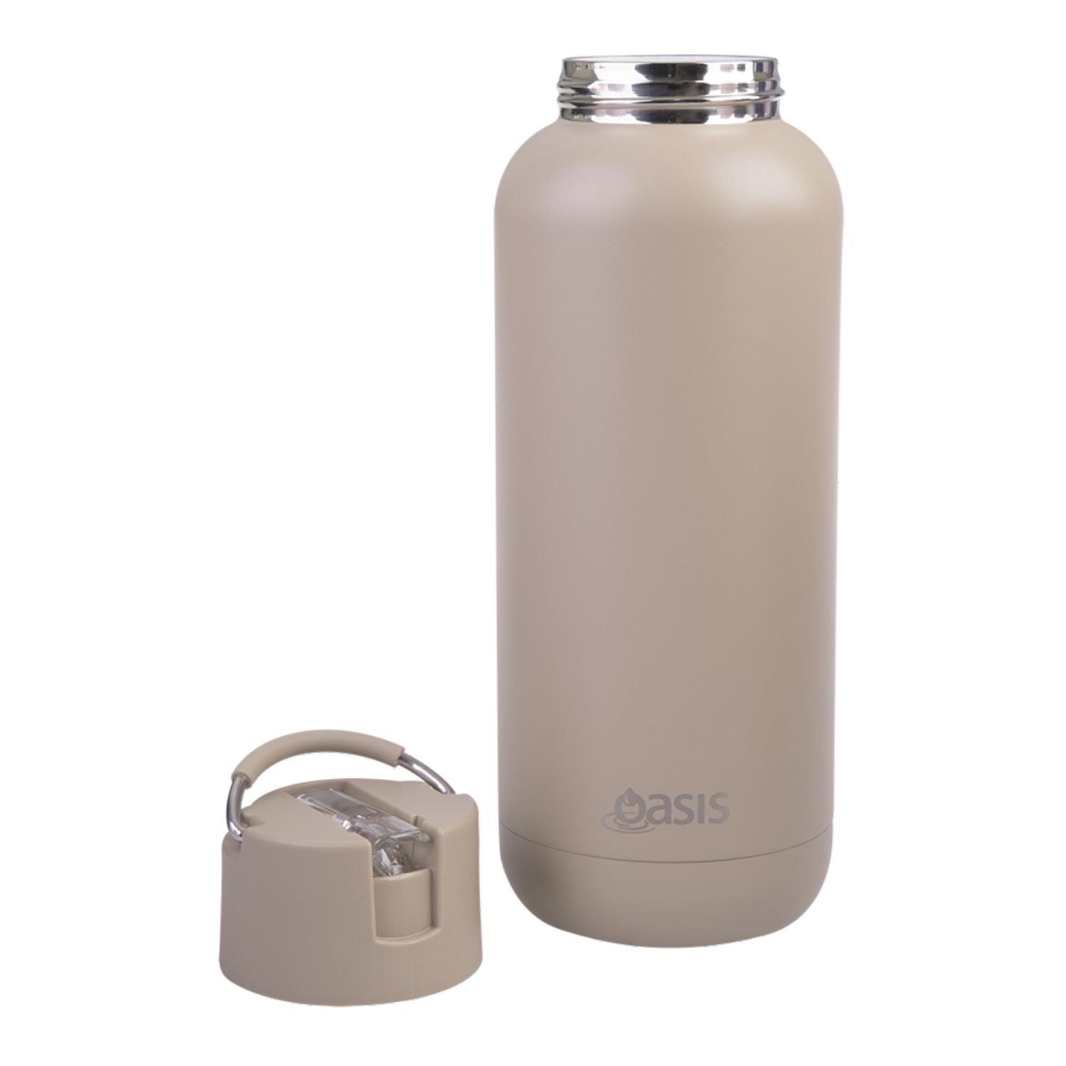 Oasis Stainless Steel Insulated Ceramic Moda Bottle 1L - Latte
