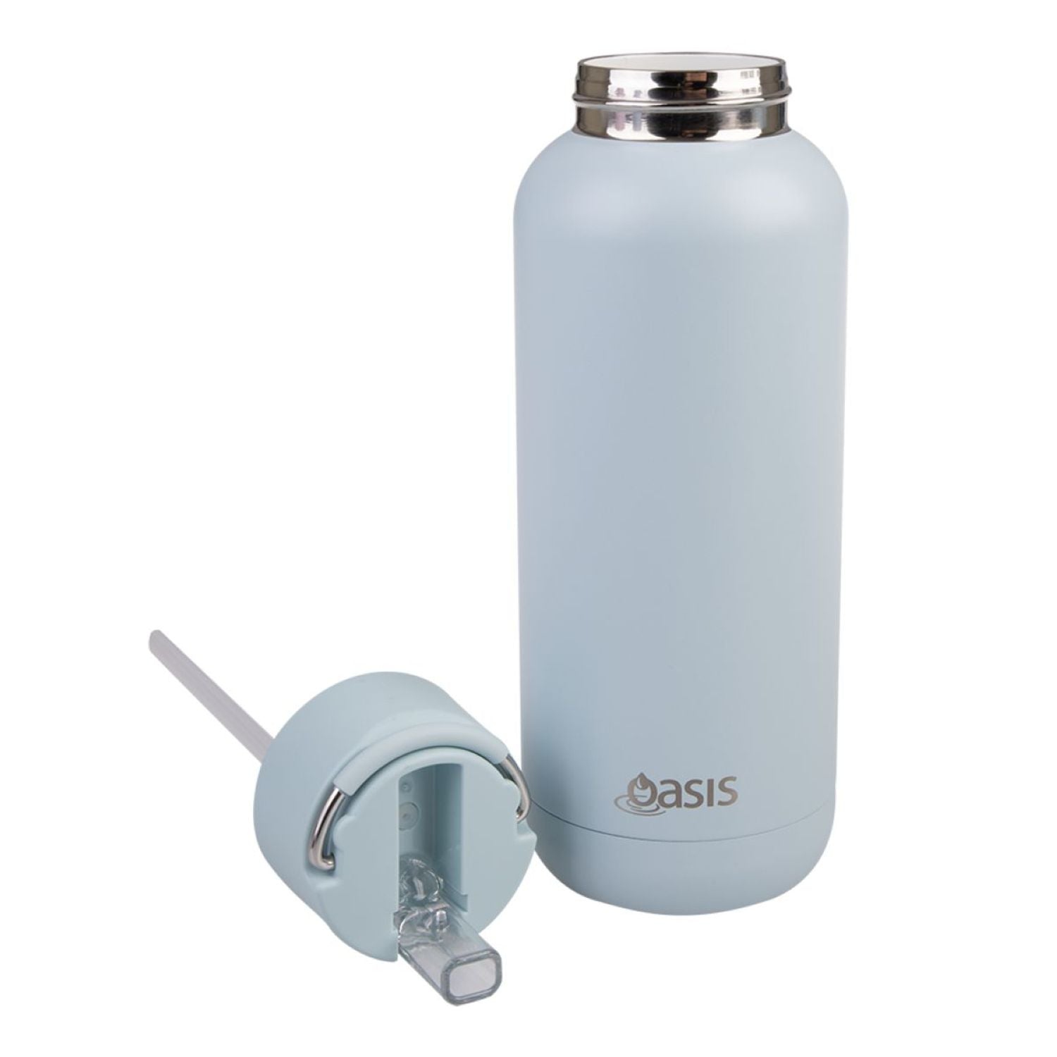 Oasis Stainless Steel Insulated Ceramic Moda Bottle 1L - Sea Mist