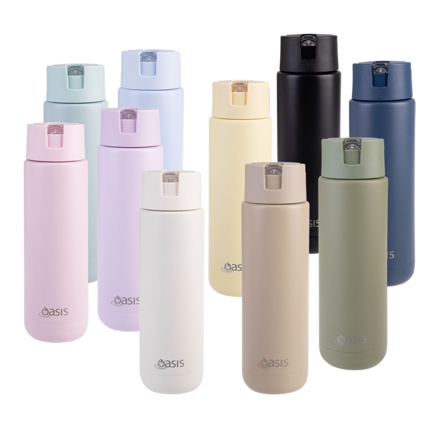Oasis Stainless Steel Insulated Ceramic Moda Bottle 700ML - Orchid