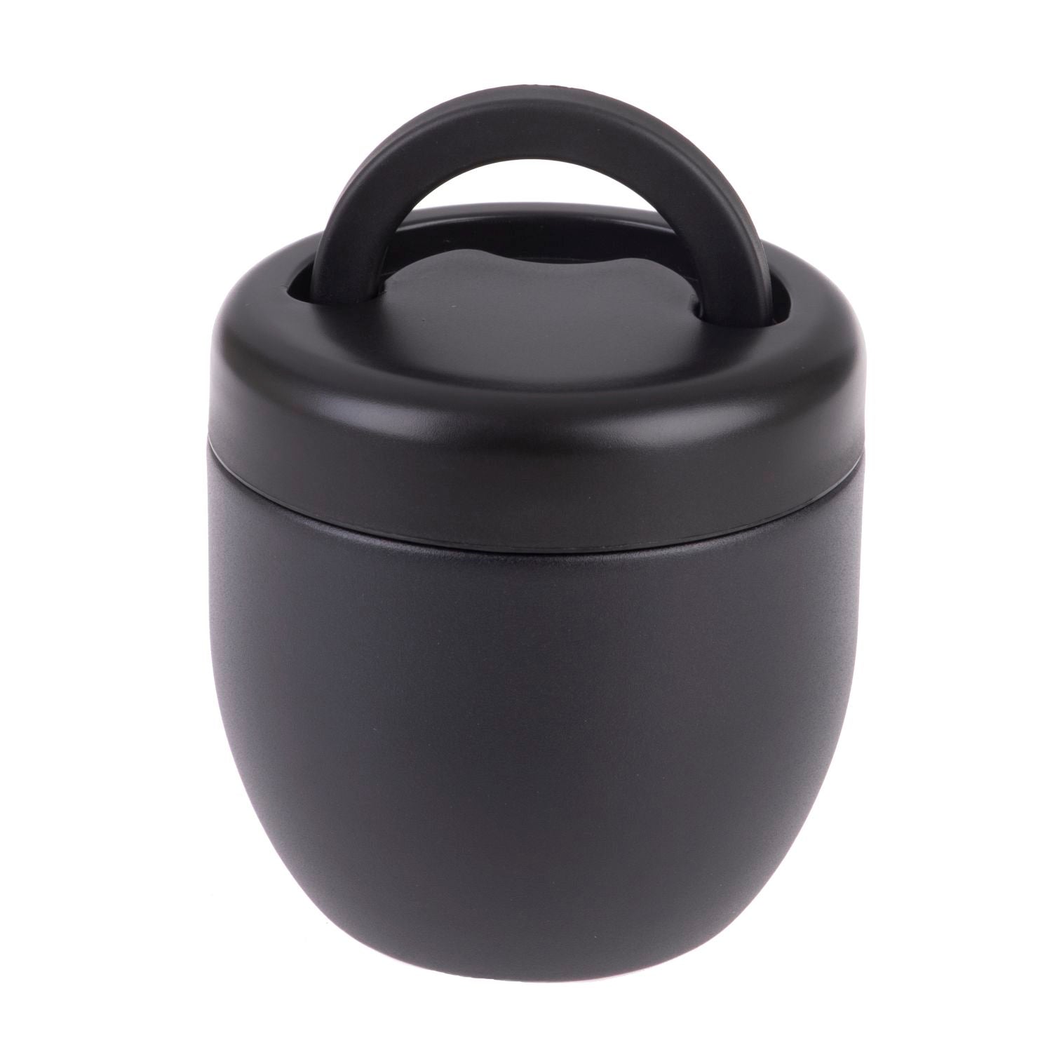 Oasis Stainless Steel Insulated Food Container with Handle 470ML - Black