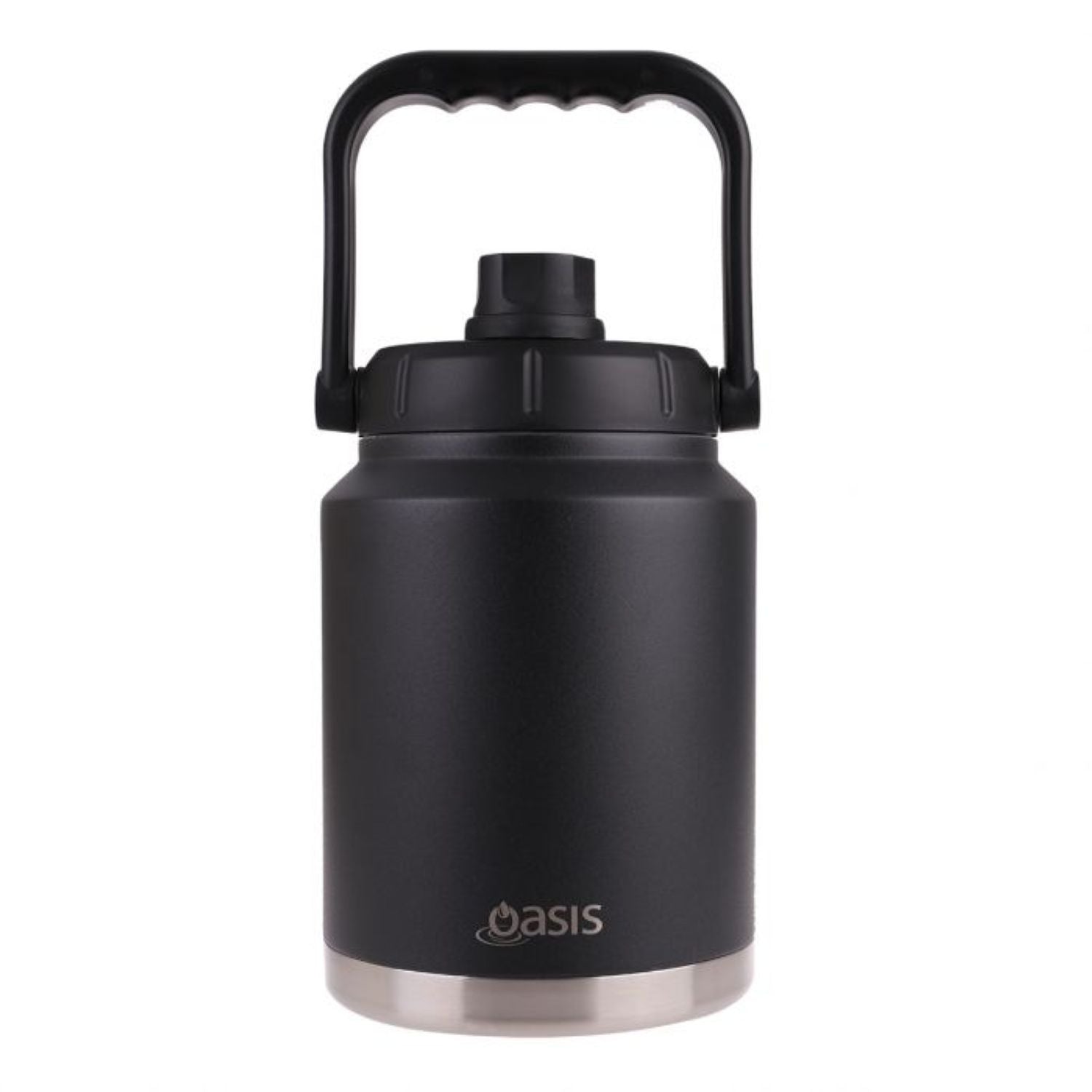 Oasis Stainless Steel Insulated Jug with Carry Handle 2.1L - Black