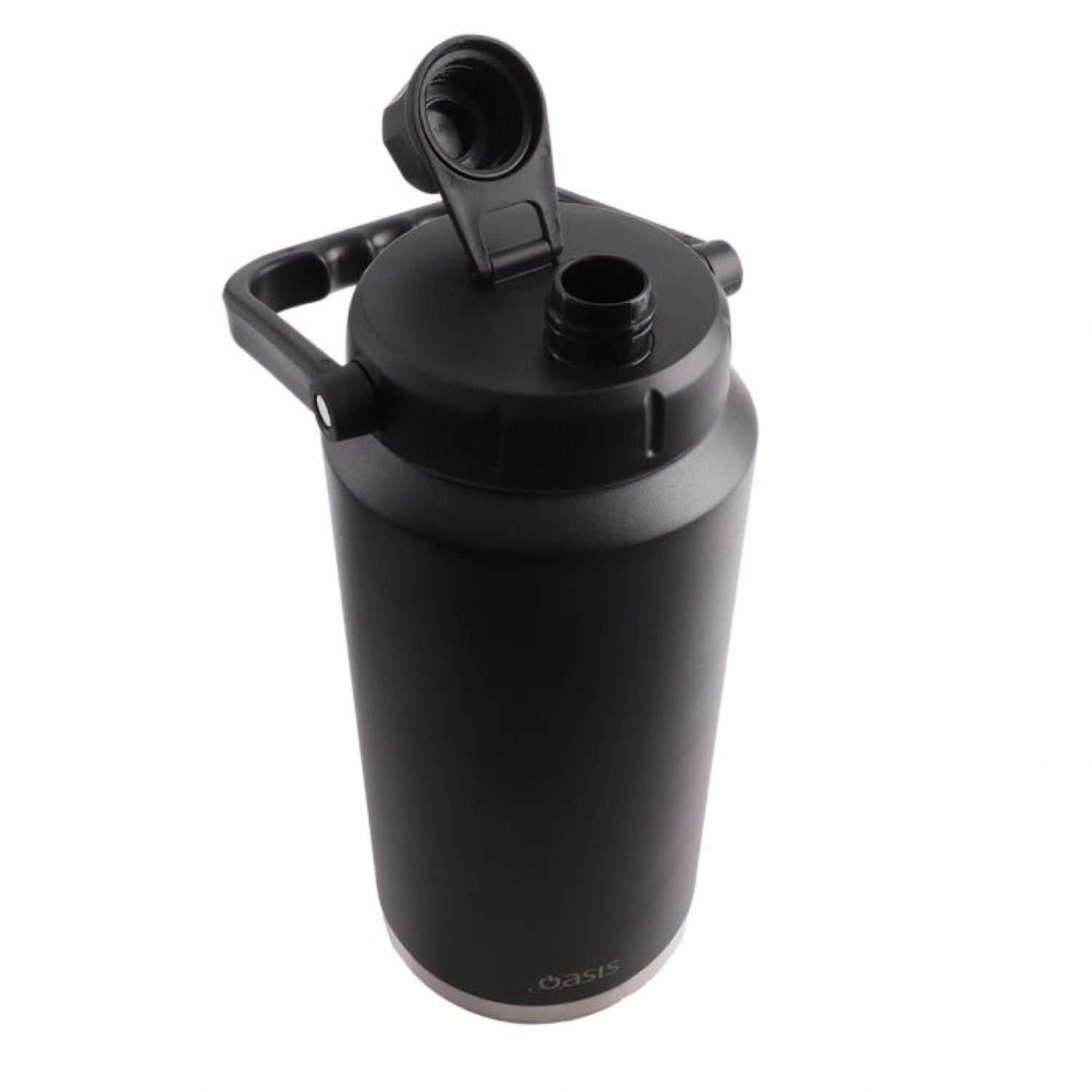 Oasis Stainless Steel Insulated Jug with Carry Handle 3.8L - Black