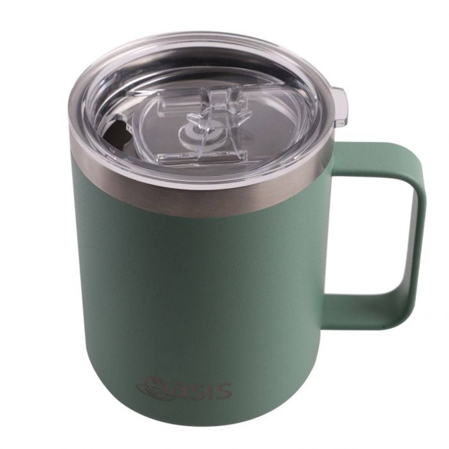 Oasis Stainless Steel Insulated Mug with Lid 400ML - Sage Green