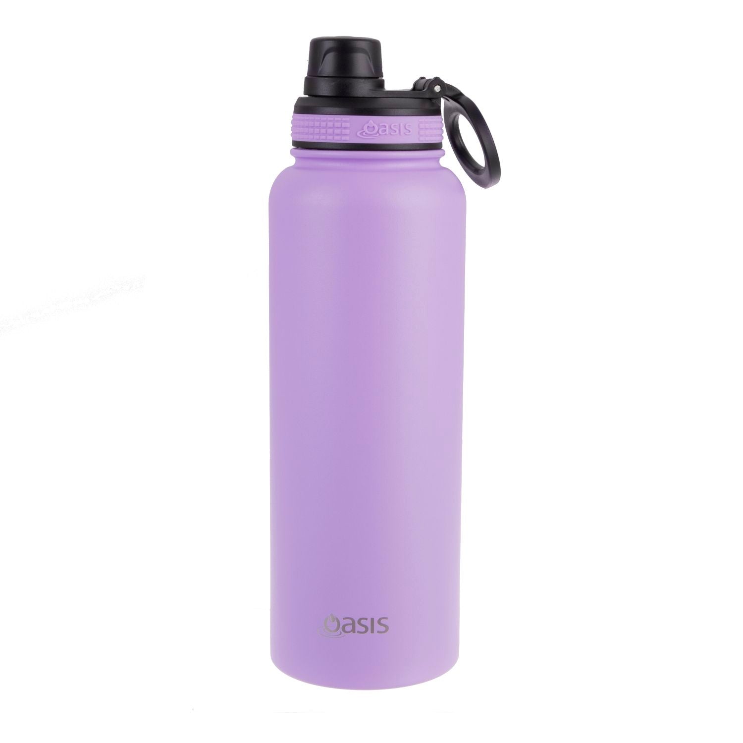 Oasis Stainless Steel Insulated Sports Water Bottle with Screw Cap 1.1L - Lavender