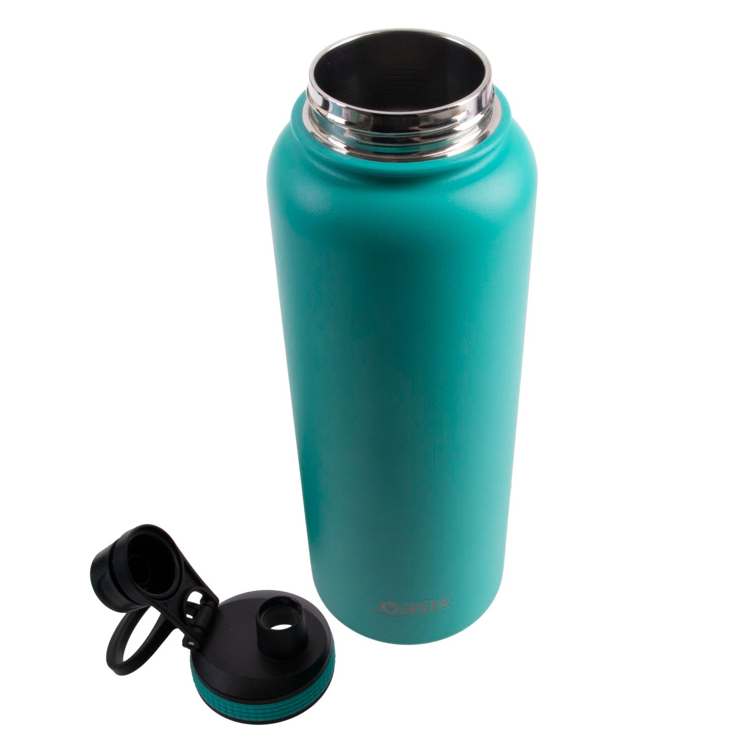 Oasis Stainless Steel Insulated Sports Water Bottle with Screw Cap 1.1L - Turquoise