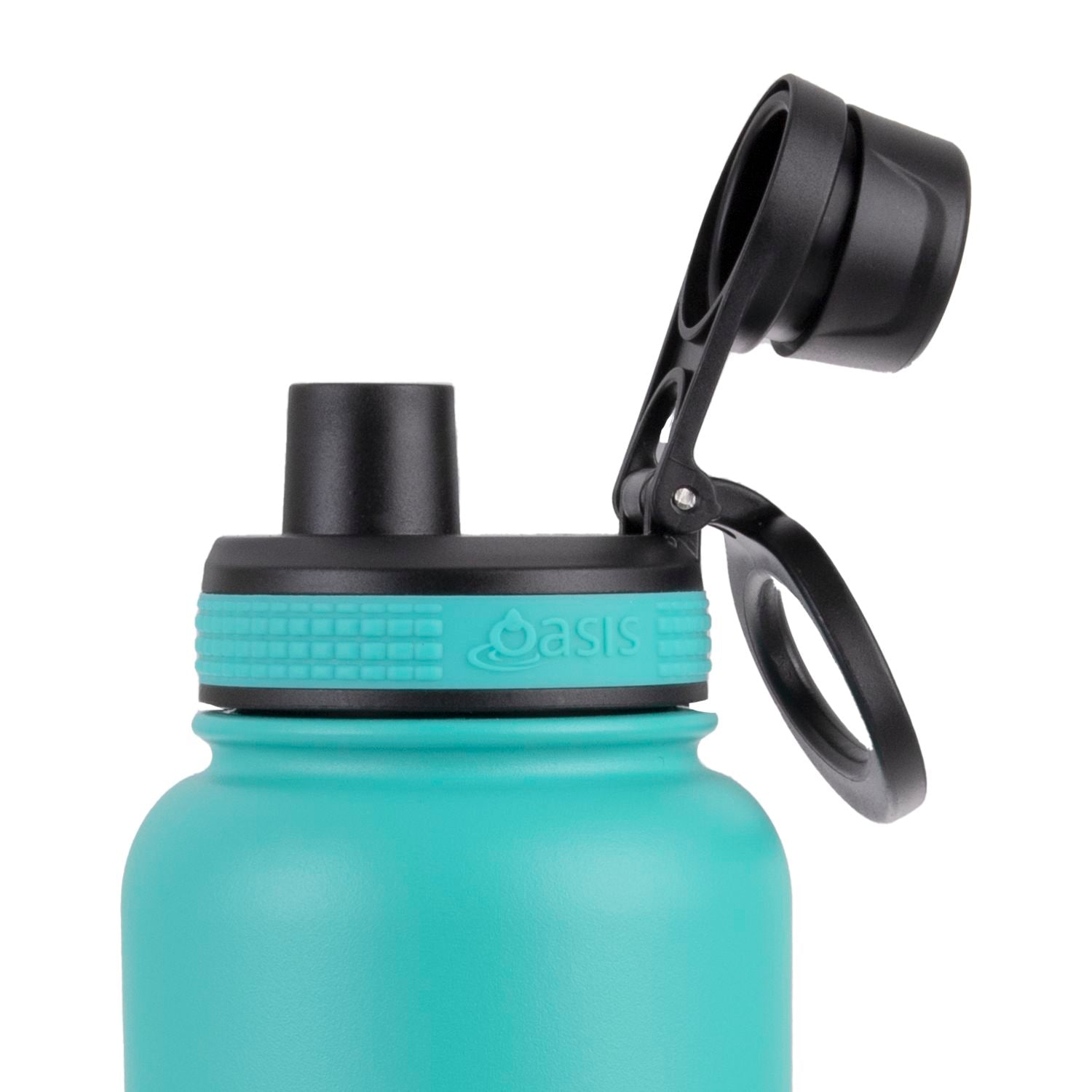 Oasis Stainless Steel Insulated Sports Water Bottle with Screw Cap 1.1L - Turquoise