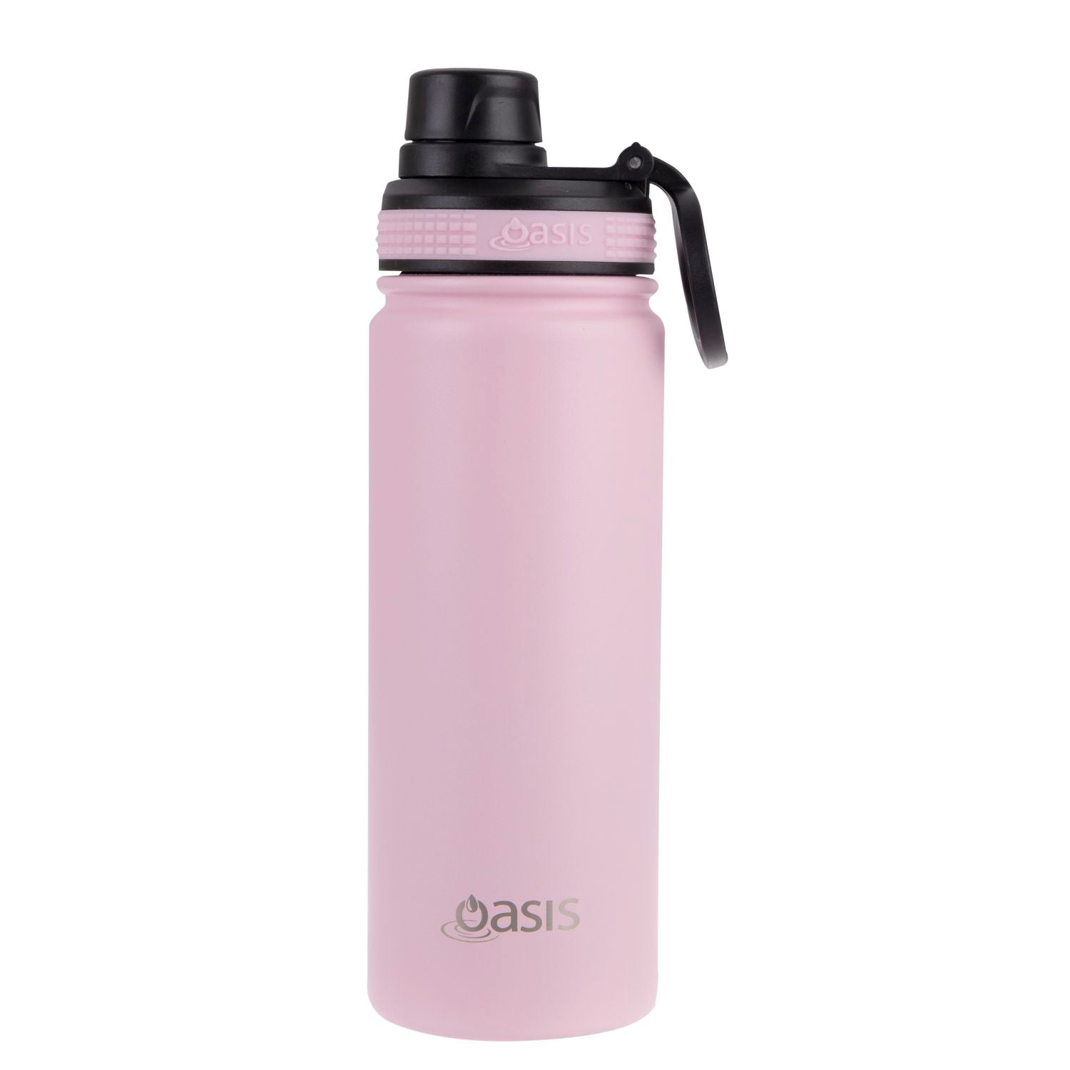 Oasis Stainless Steel Insulated Sports Water Bottle with Screw Cap 550ML - Carnation