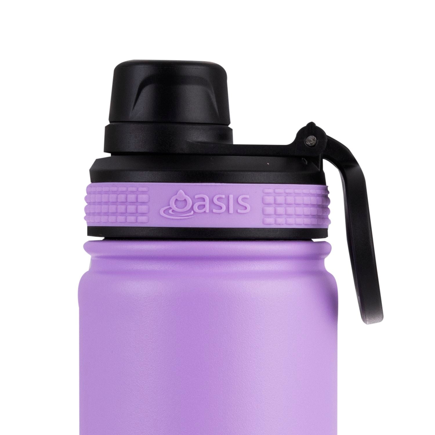Oasis Stainless Steel Insulated Sports Water Bottle with Screw Cap 550ML - Lavender