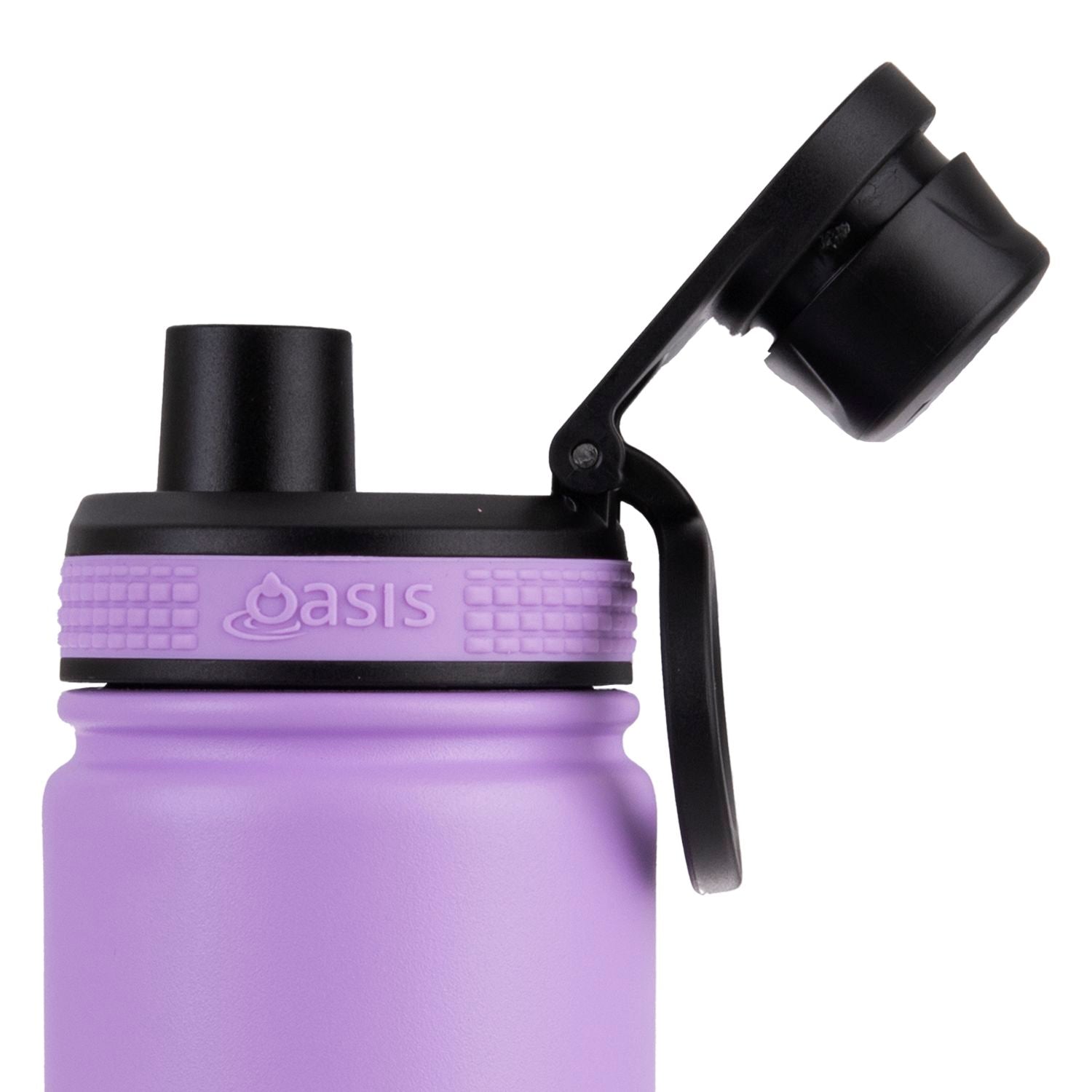 Oasis Stainless Steel Insulated Sports Water Bottle with Screw Cap 550ML - Lavender