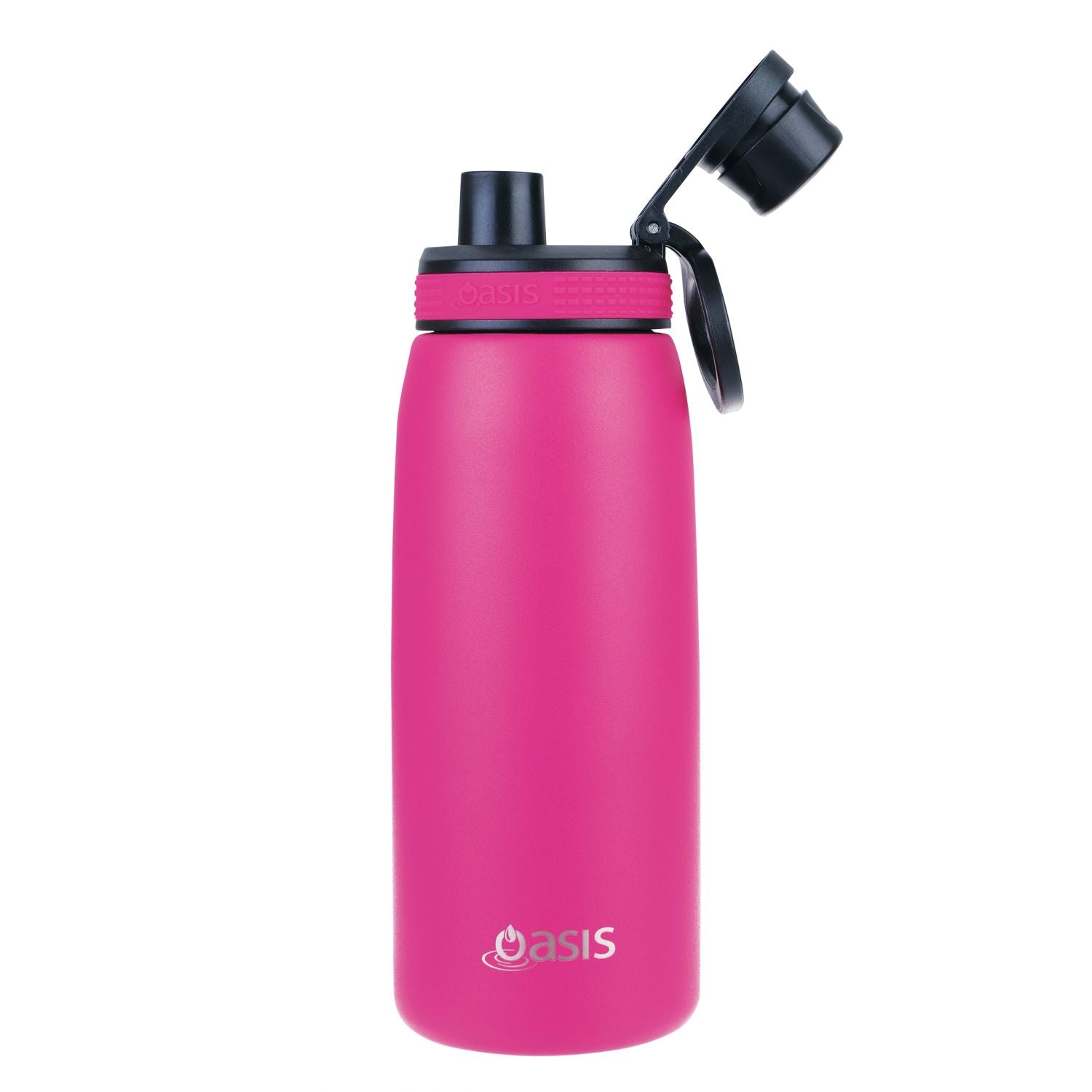 Oasis Stainless Steel Insulated Sports Water Bottle with Screw Cap 780ML - Fuchsia